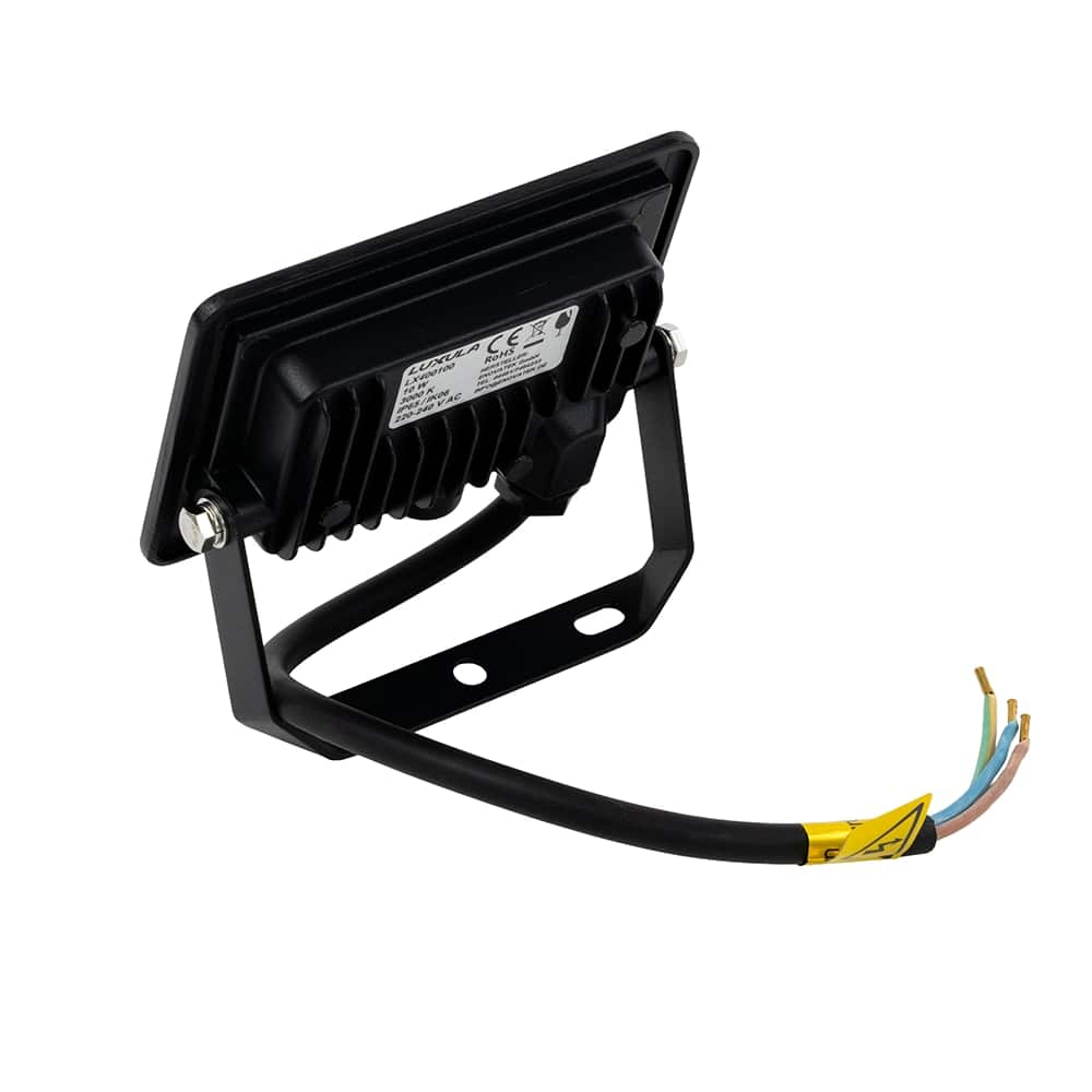 LUXULA LED-Fluter, EEK: F, 10W, 1000lm, 4000K, schwarz