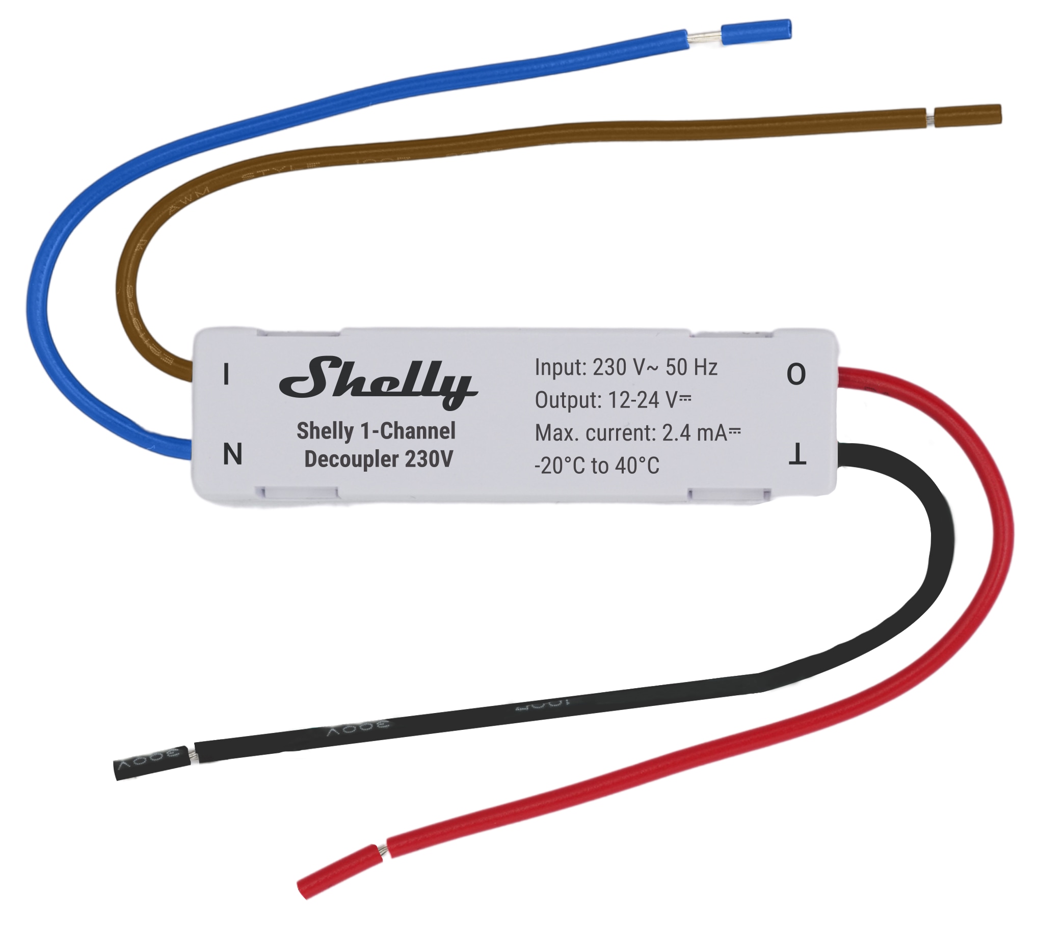 SHELLY POWER 1-Kanal-Entkoppler, 230 V SHELLY POWER 1-Kanal-Entkoppler, 230 V
