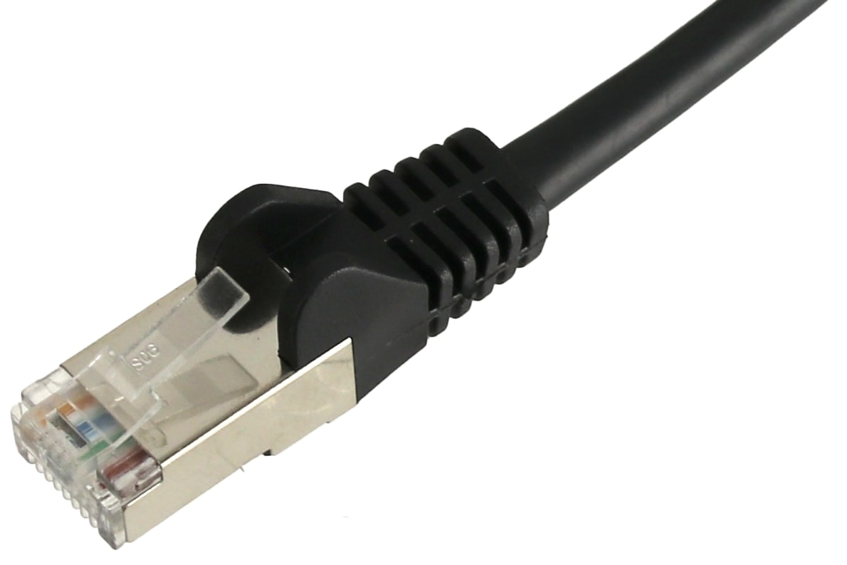 CAT.5E Patchkabel, 7,5 m, schwarz, UTP CAT.5E Patchkabel, 7,5 m, schwarz, UTP