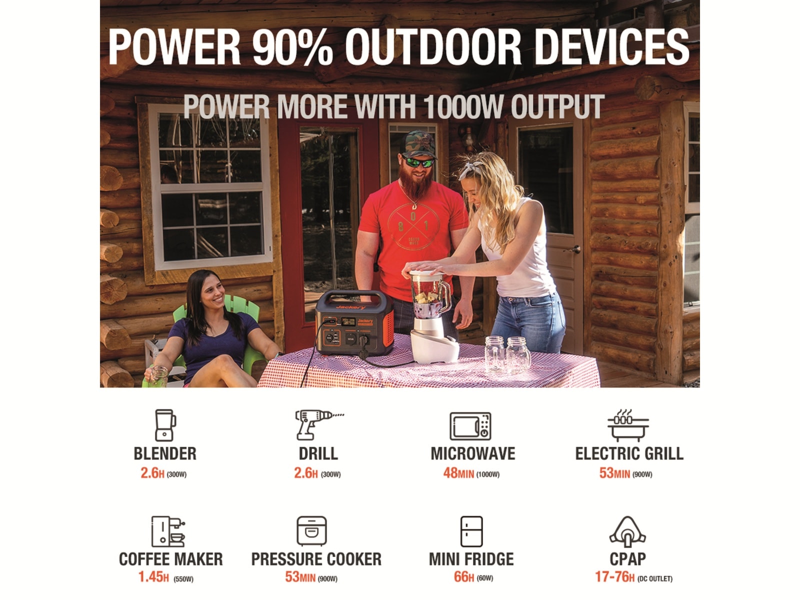JACKERY Powerstation-Set Explorer 500EU + 100 W Solarmodul