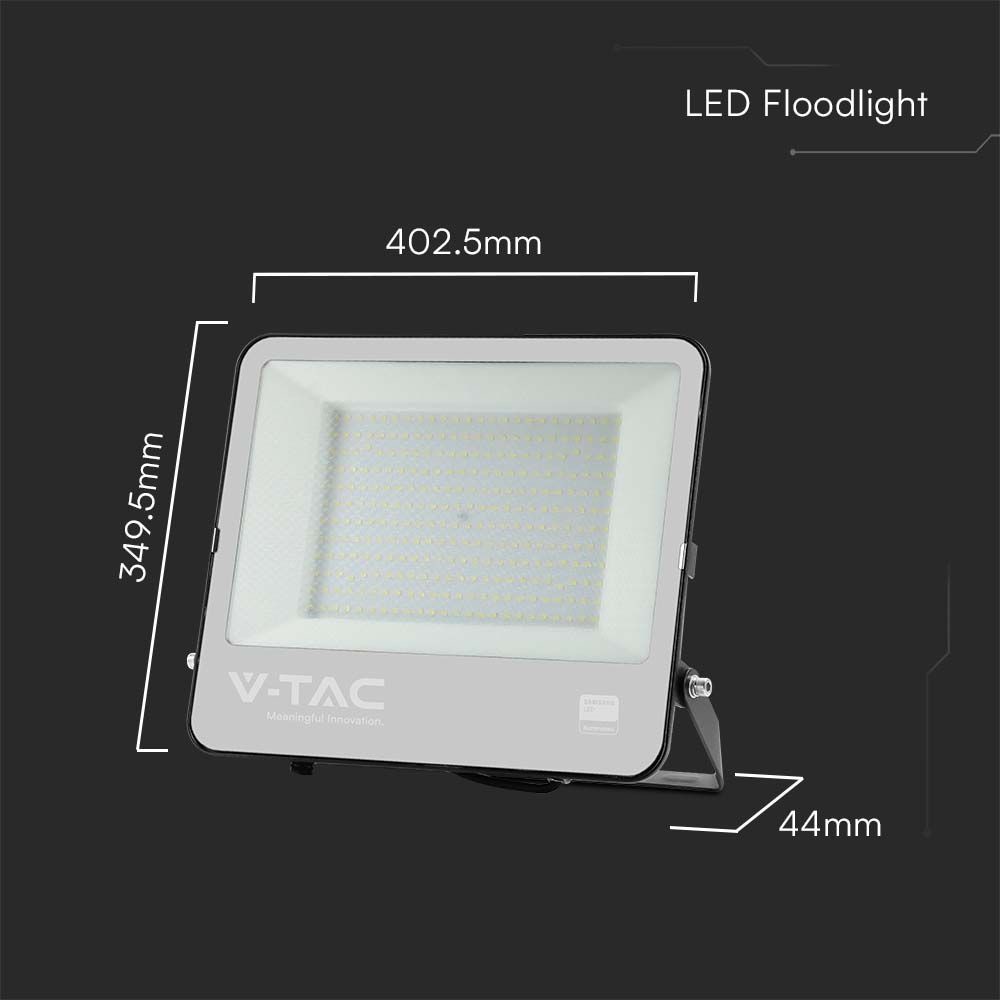 V-TAC LED-Fluter, VT-44201, EEK: D, 200 W, 27000 lm, 4000 K, IP65