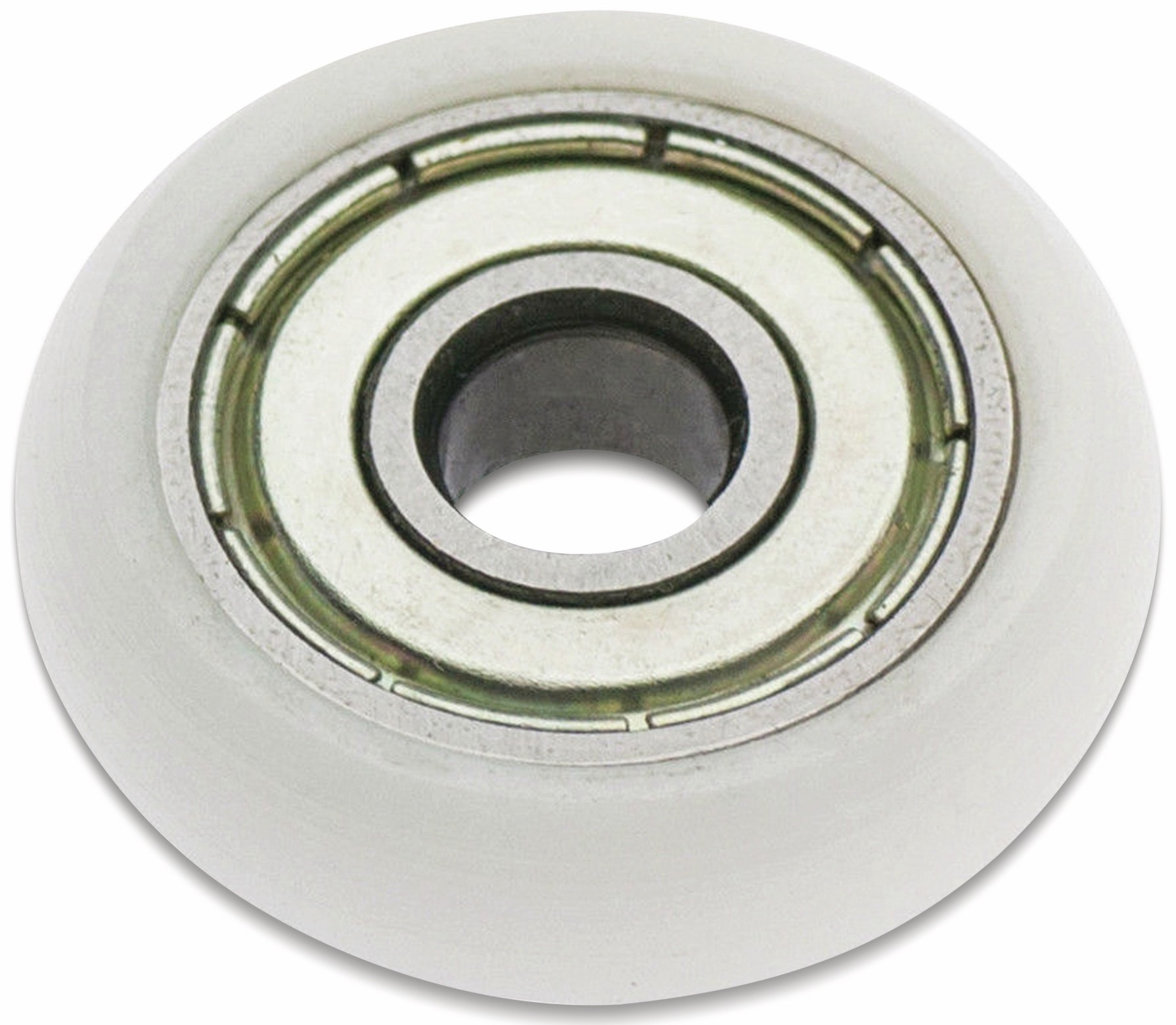Laufrolle, Ø 25mm, Breite 7mm, Loch Ø 6 mm Laufrolle, Ø 25mm, Breite 7mm, Loch Ø 6 mm