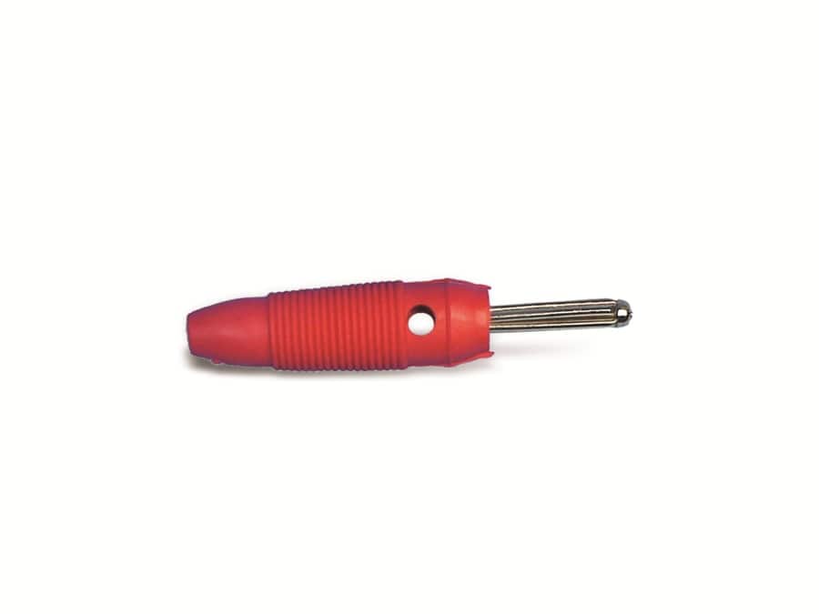 GOOBAY Labor-Büschelstecker, 4 mm, rot