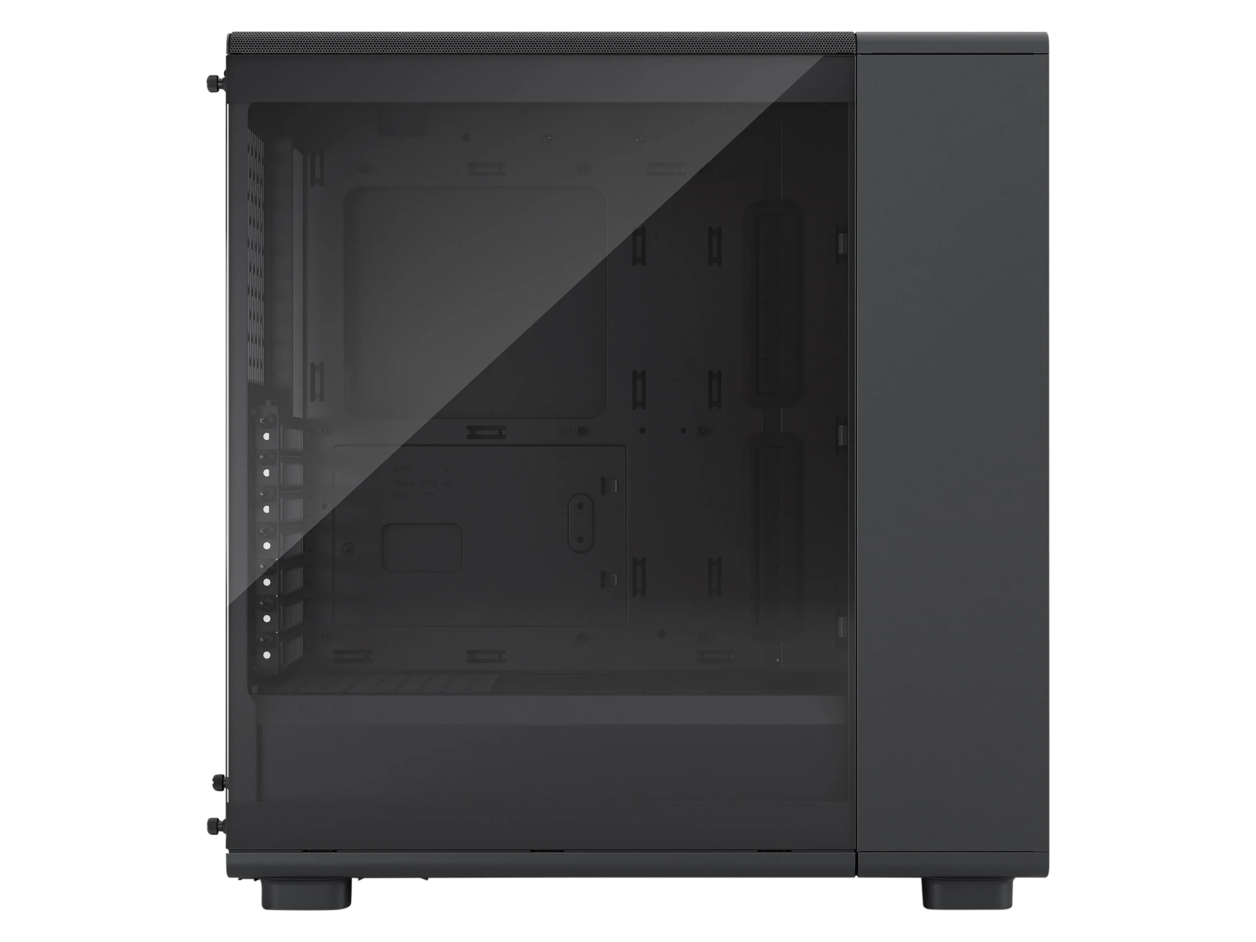 FRACTAL Midi Tower Design Epoch Black TG Light Tint FRACTAL Midi Tower Design Epoch Black TG Light Tint
