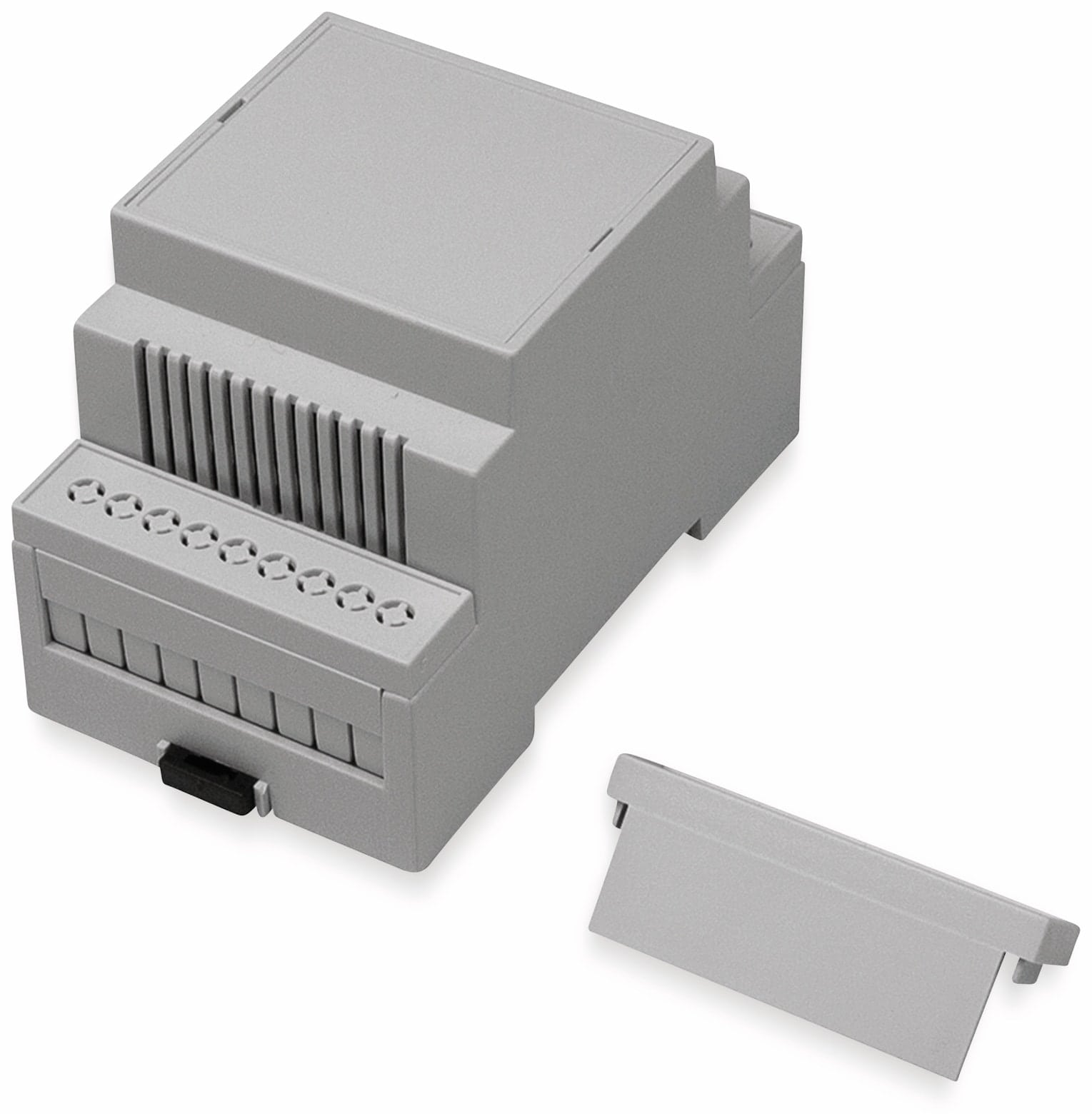 AXXATRONIC Hutschienengehäuse, CamdenBoss CNMB-3-KIT, 3TE, Lüftungsschlitze AXXATRONIC Hutschienengehäuse, CamdenBoss CNMB-3-KIT, 3TE, Lüftungsschlitze