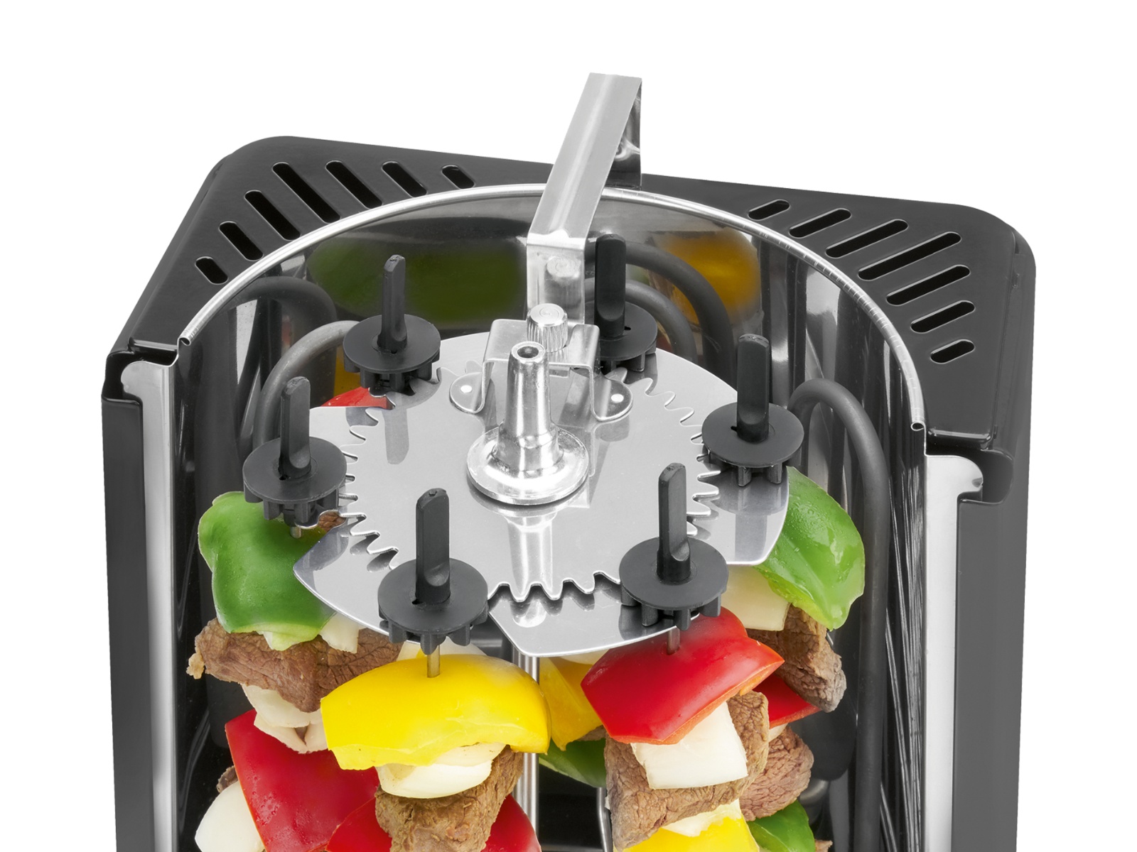 CLATRONIC Döner-Vertikal-Multigrill DVG 3686, 1400 W, schwarz
