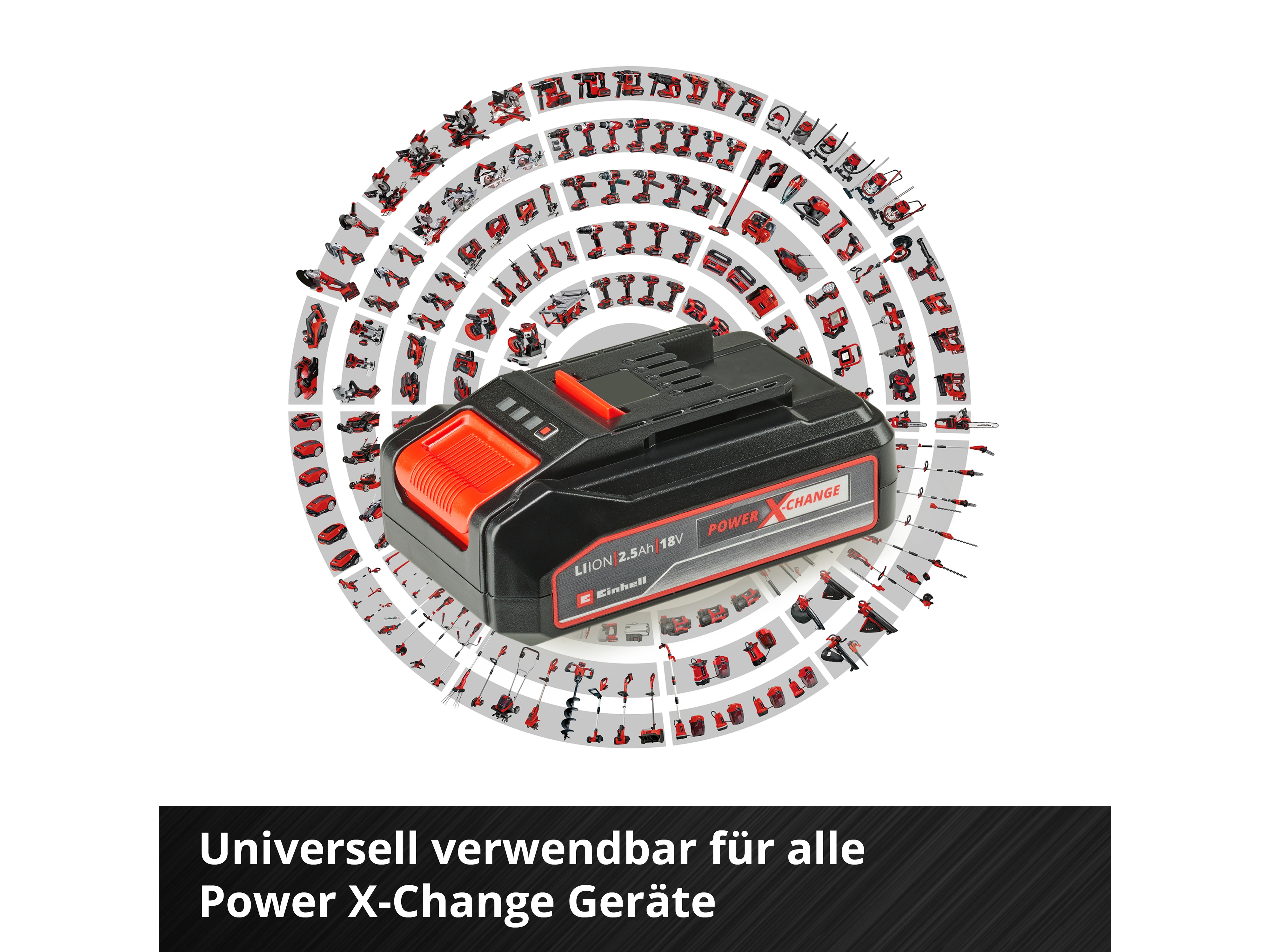 EINHELL Power X-Change Starter Kit 4512097, 18V 2,5Ah