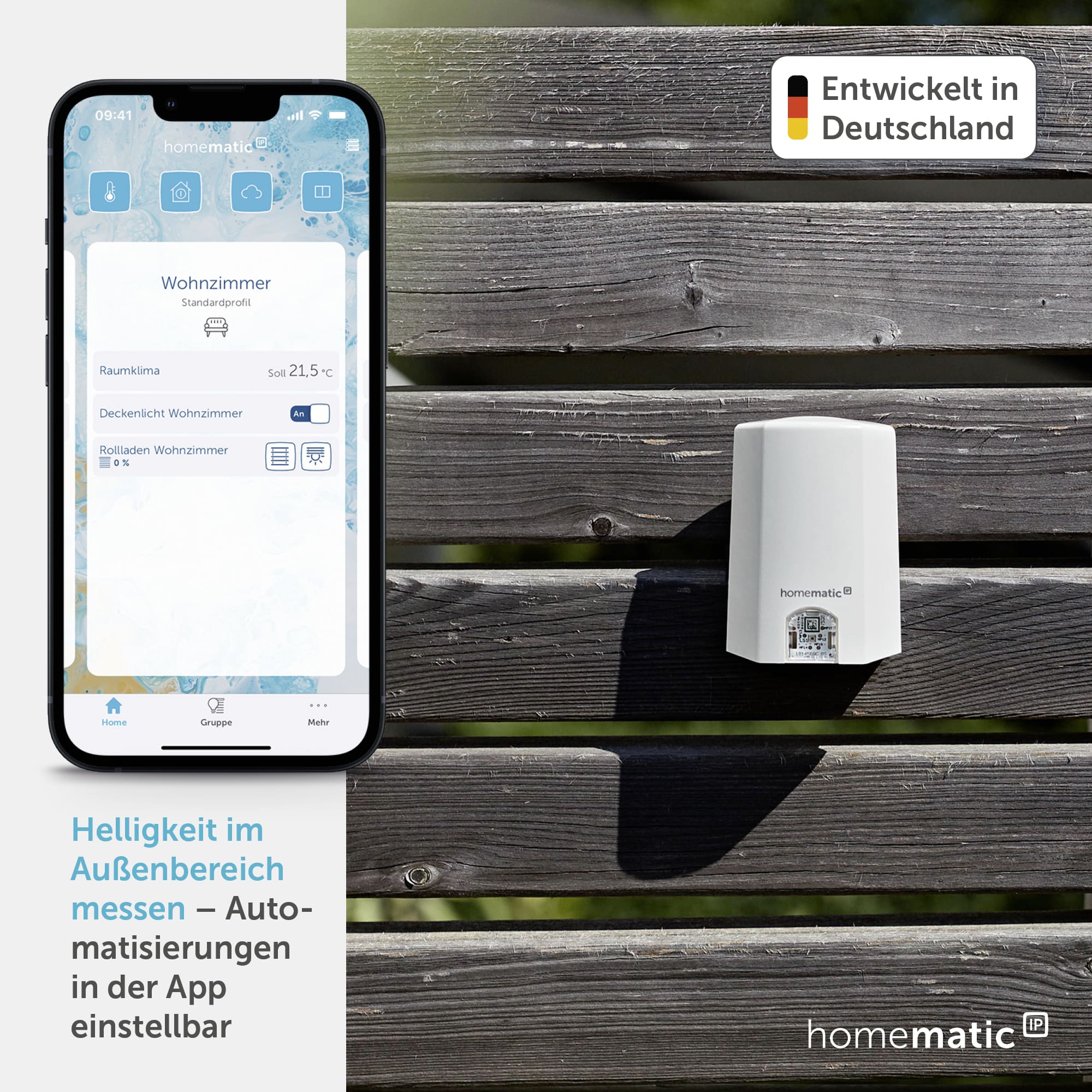 HOMEMATIC IP Smart Home 151566A0 Lichtsensor außen