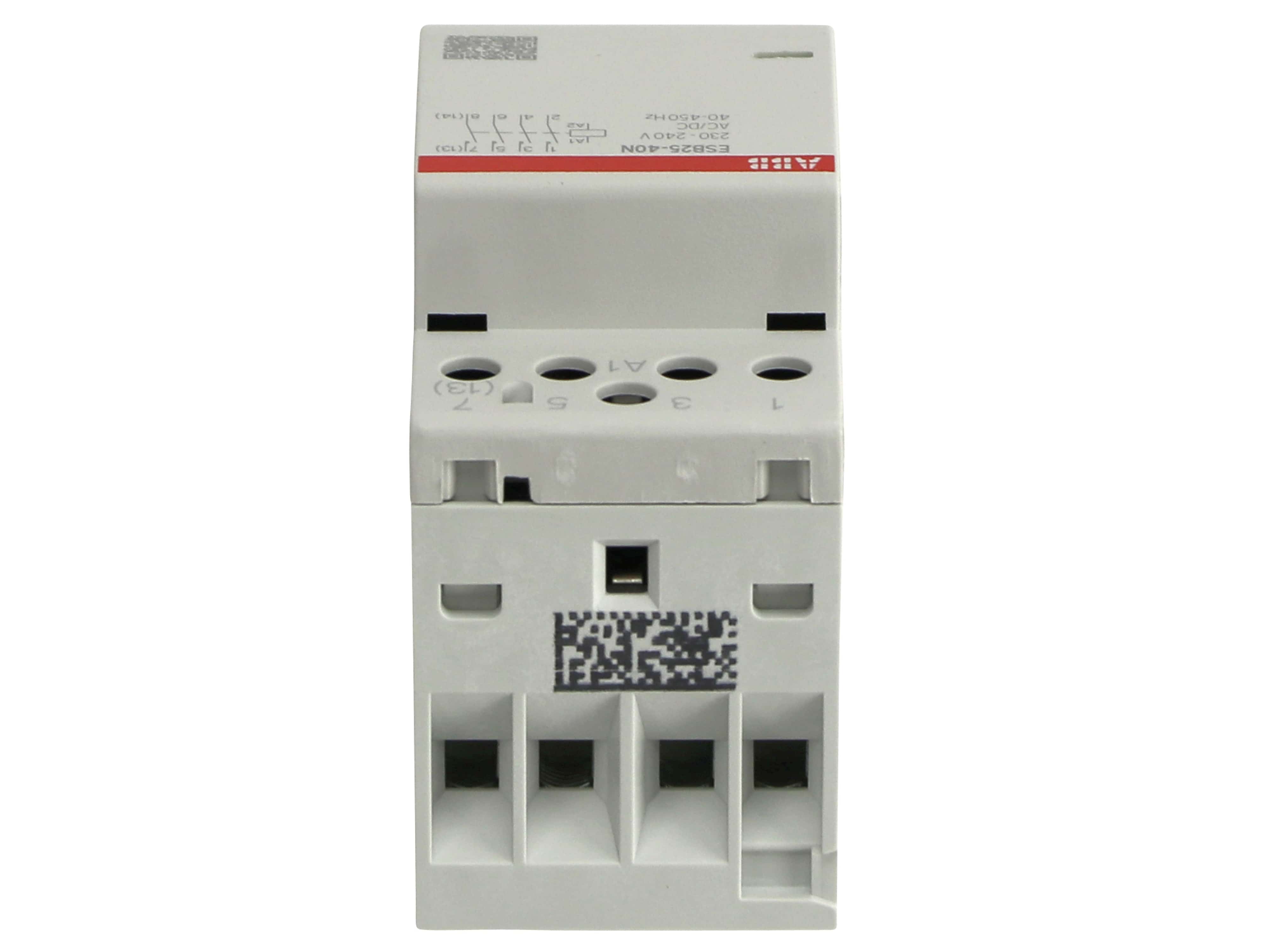 ABB Installationsschütz ESB25-40N-06, 25 A, 4S/0Ö, 230...240 V