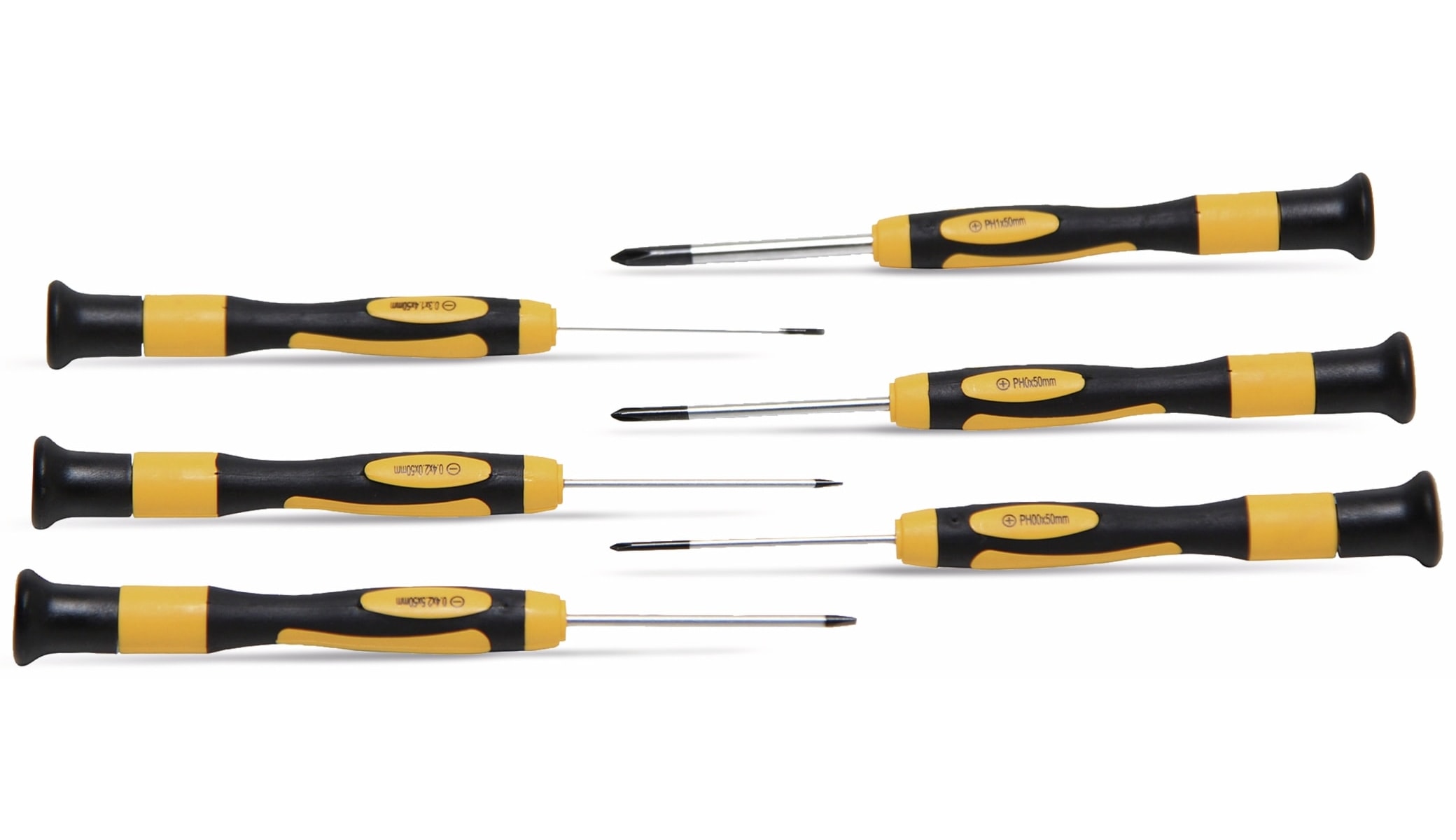 BGS TECHNIC Feinmechaniker-Schraubendreher-Satz, DYT 35807, Kreuz/Schlitz, 6-teilig BGS TECHNIC Feinmechaniker-Schraubendreher-Satz, DYT 35807, Kreuz/Schlitz, 6-teilig