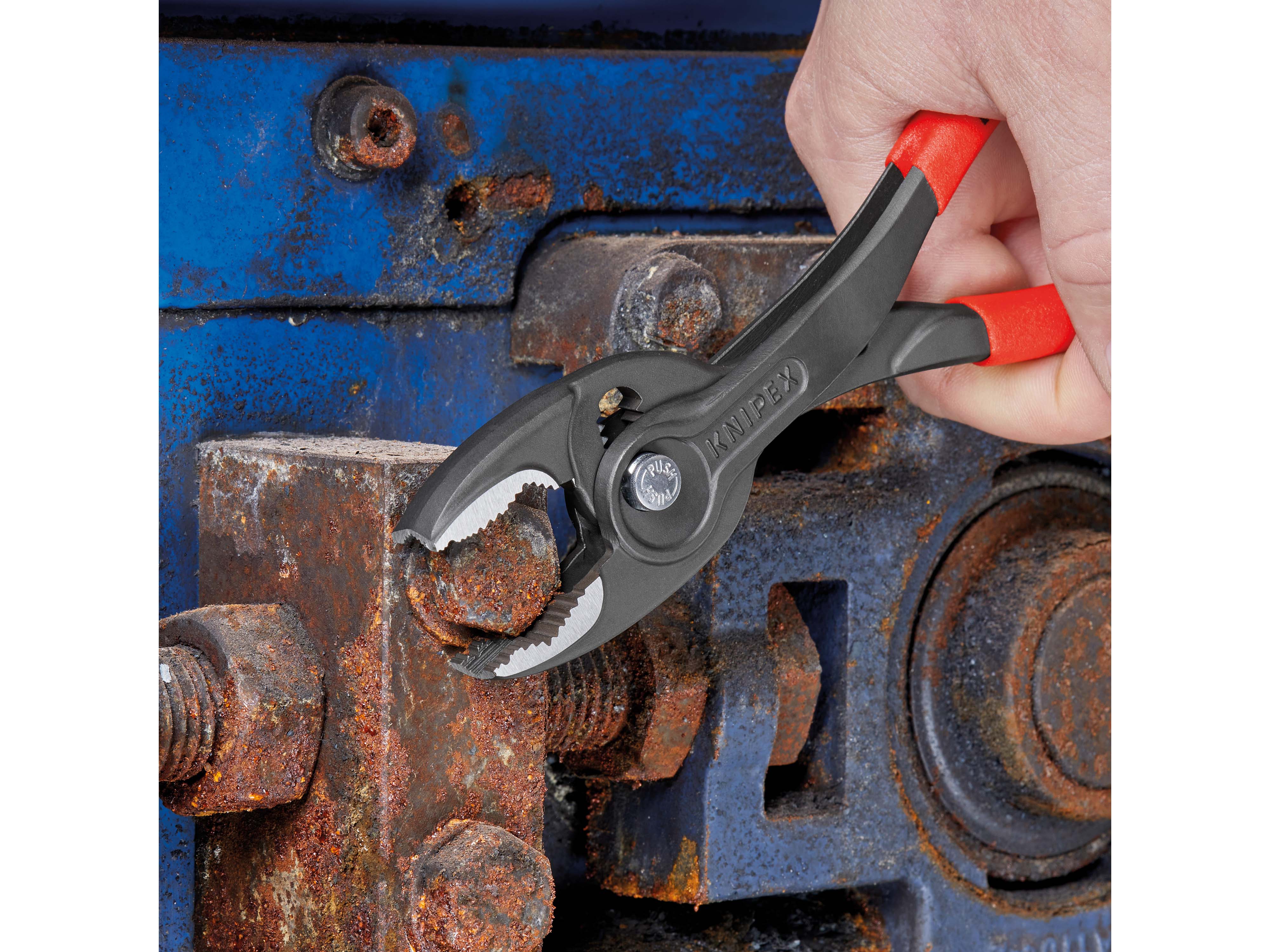KNIPEX Frontgreifzange, TwinGrip, 200 mm, 82 01 200