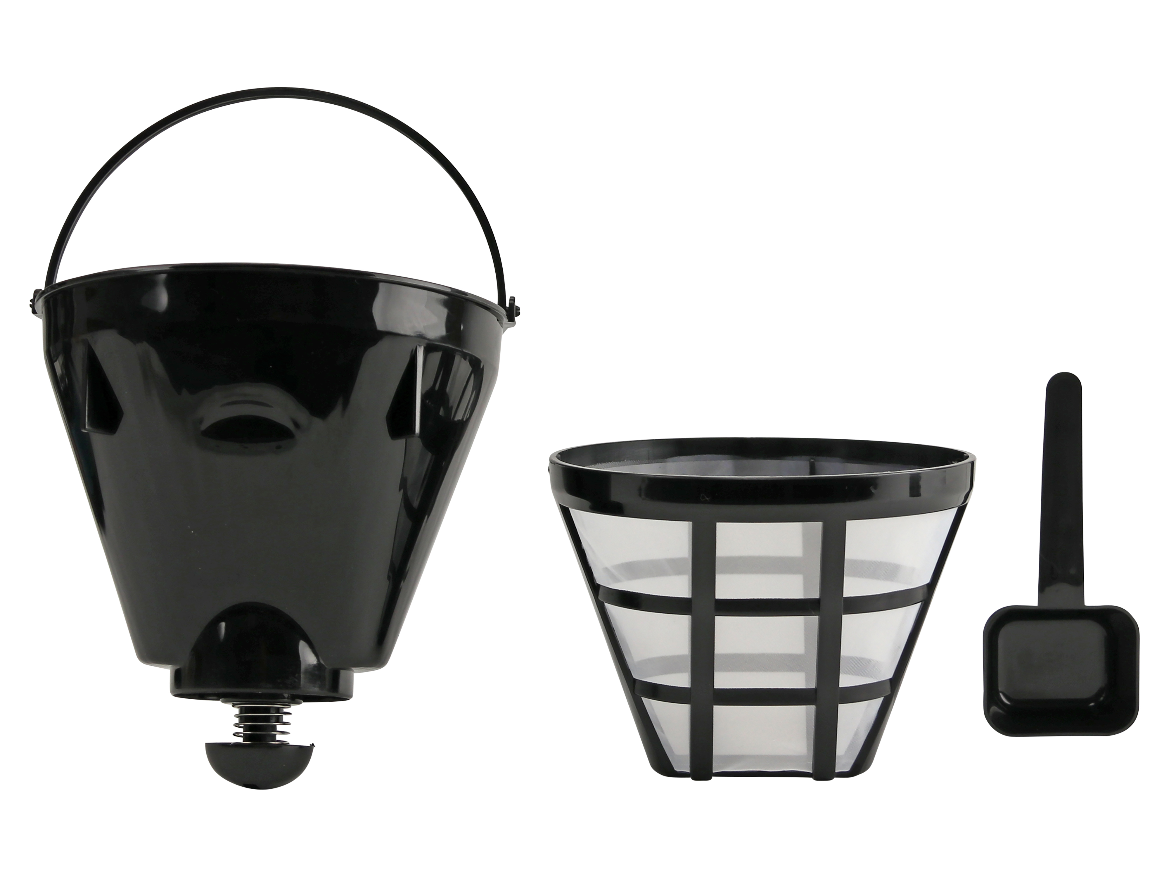 Kaffeemaschiene, Ombré, 1000 W, schwarz/grau