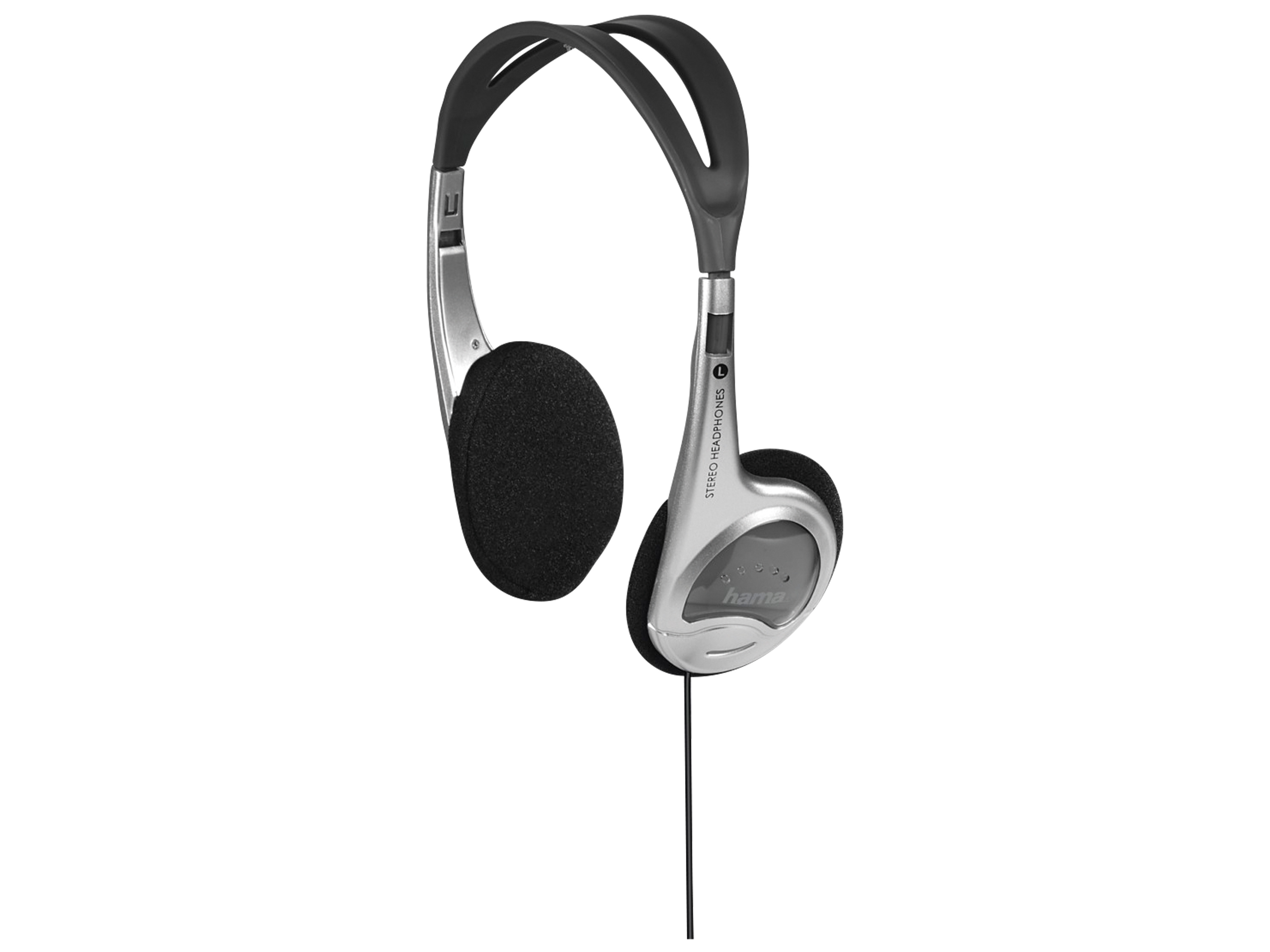 On-Ear Kopfhörer HAMA, HK-229, Stereo, 3,5mm Klinke, 1,5m Kabel