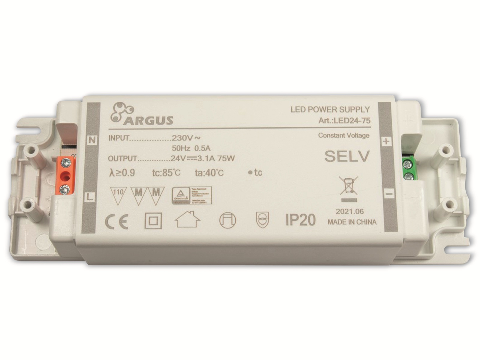 INTER-TECH LED-Netzteil LED 24V-/75 W