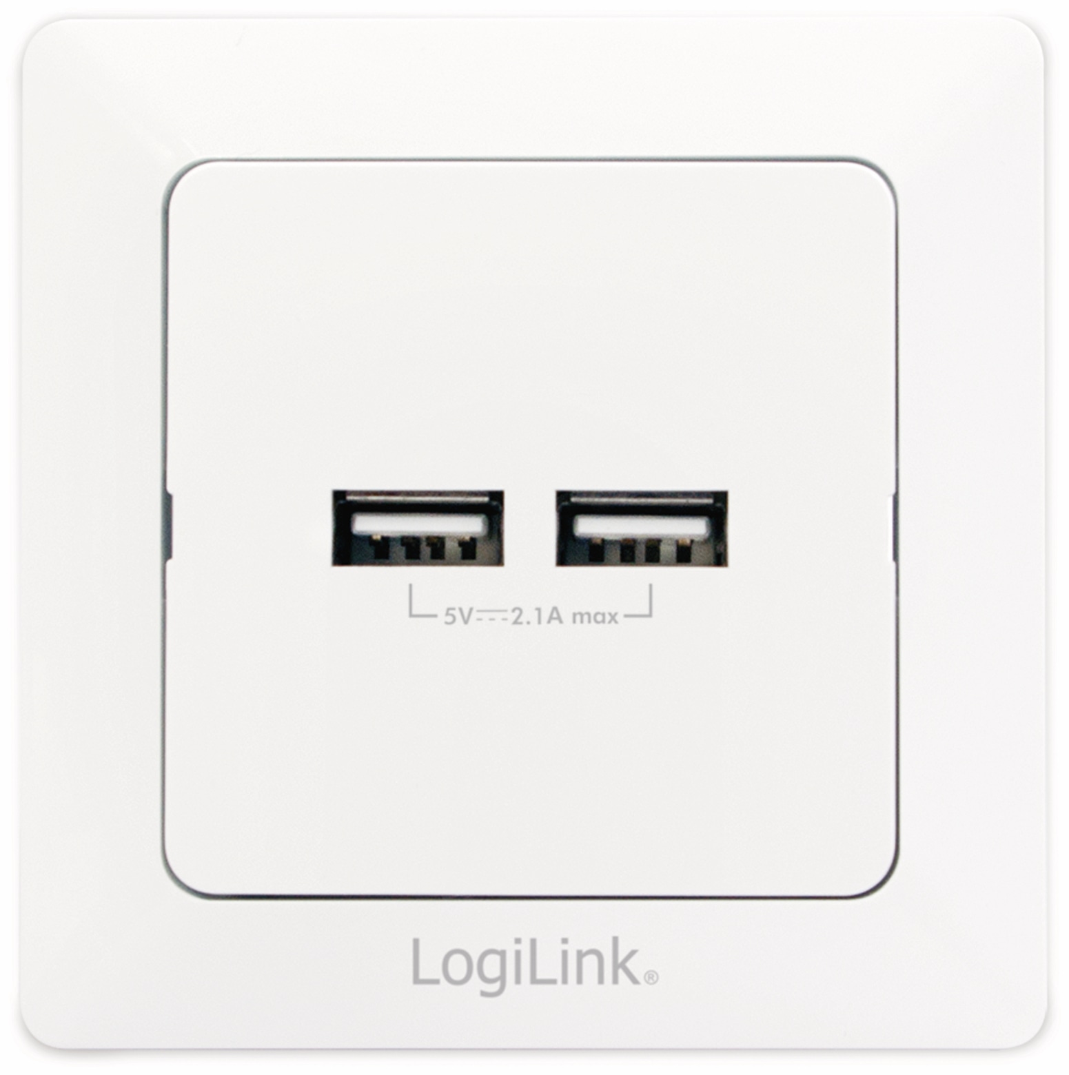 LOGILINK USB-Unterputzdose PA0163, 2x USB