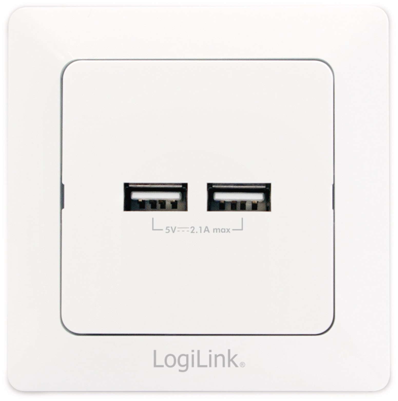LOGILINK USB-Unterputzdose PA0163, 2x USB LOGILINK USB-Unterputzdose PA0163, 2x USB