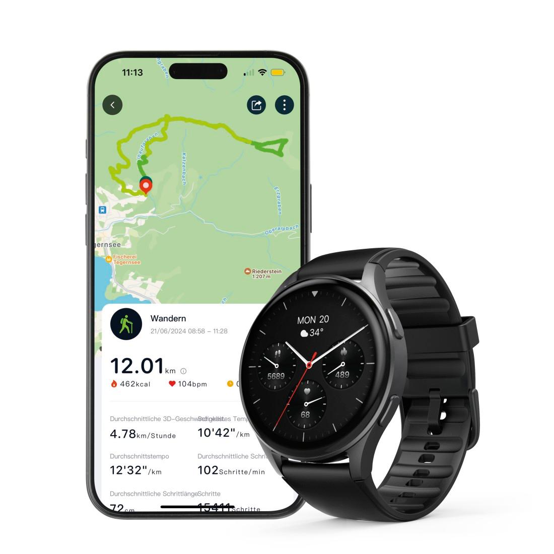 HAMA Smartwatch 8900 schwarz