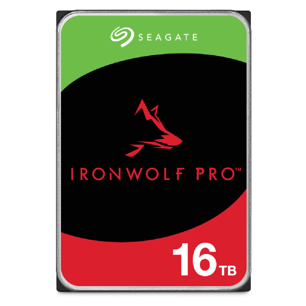 SEAGATE HDD  Festplatte IronWolf Pro ST16000NT001, 16 TB, 8,9 cm (3,5 "), SATA3, 7200 RPM, 256 MB