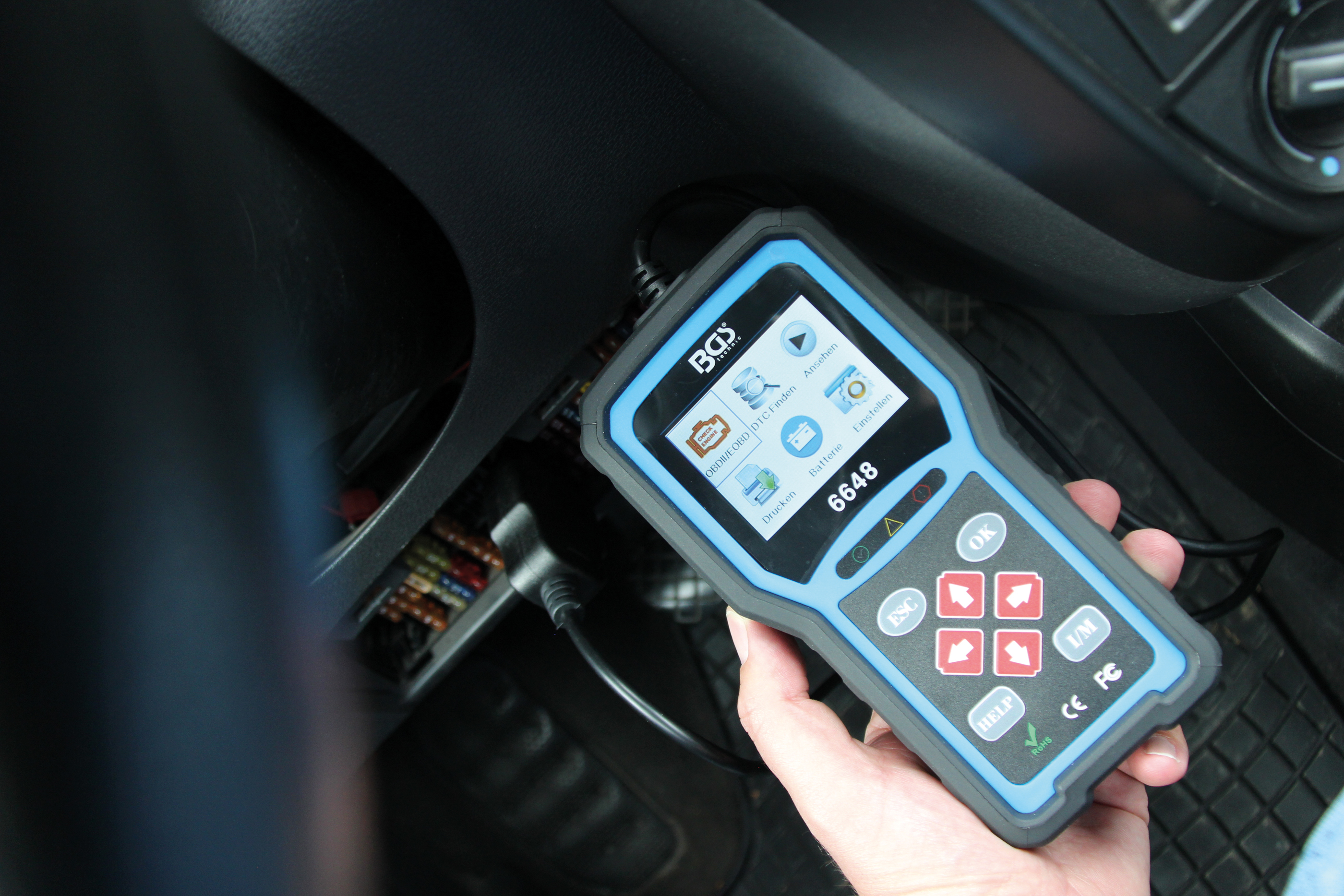 BGS TECHNIC OBD II Fehlerdiagnosegerät, 6648