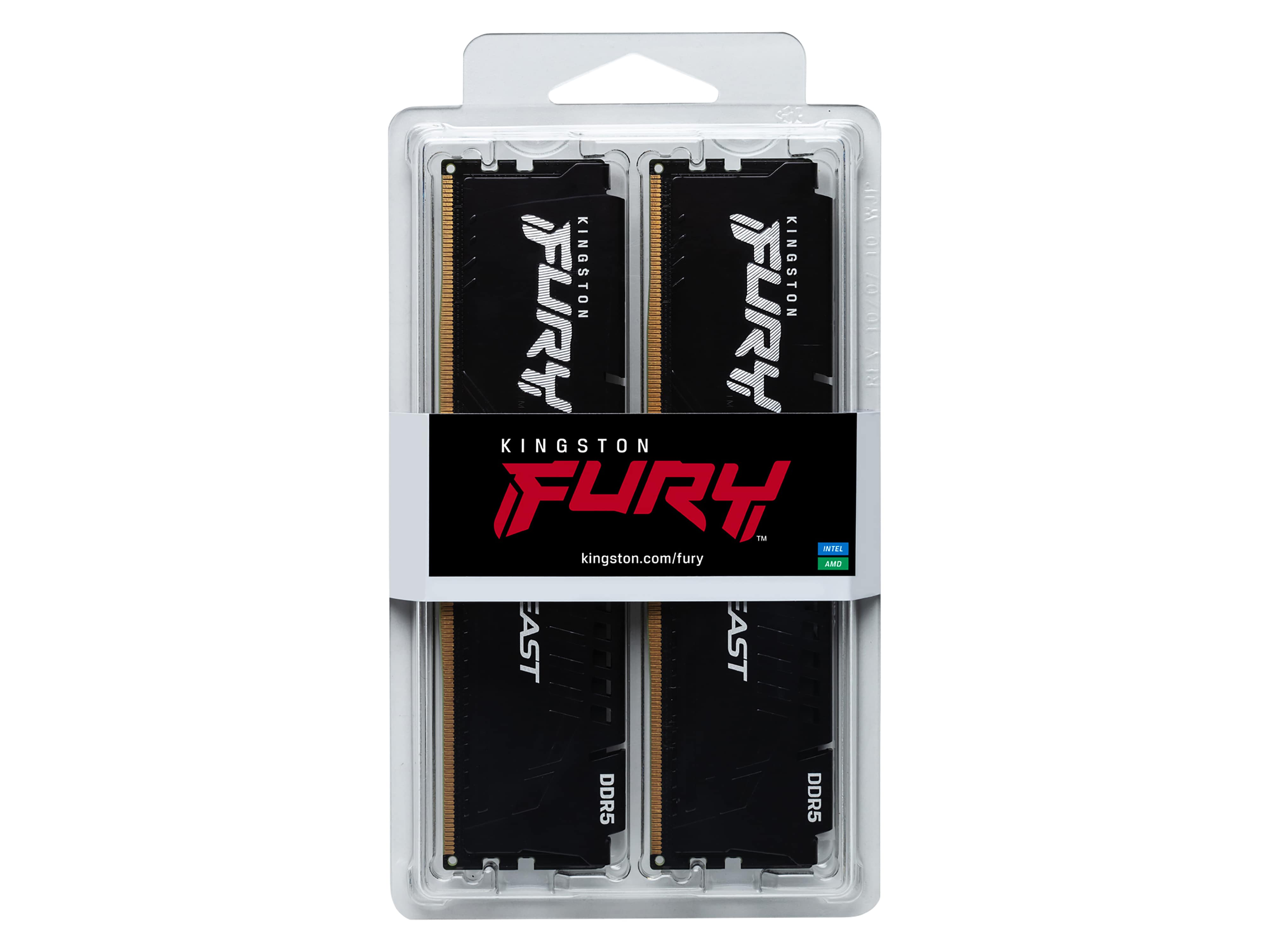 KINGSTON Arbeitsspeicher Fury Beast KF560C30BBEK2-64 2x 32GB KINGSTON Arbeitsspeicher Fury Beast KF560C30BBEK2-64 2x 32GB