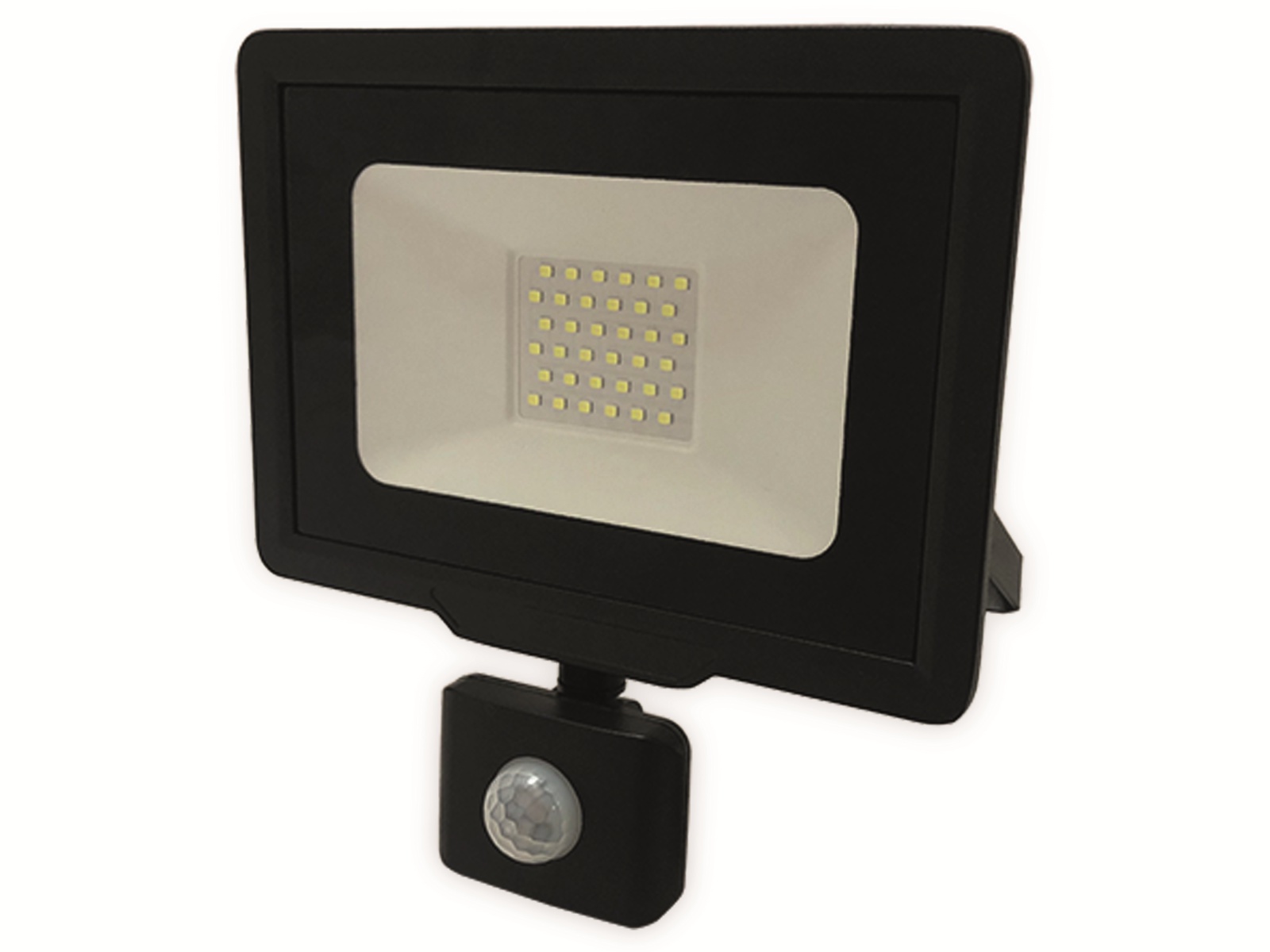 OPTONICA LED-Fluter, Bewegungsmelder 5941, 10 W, 6000 K, schwarz