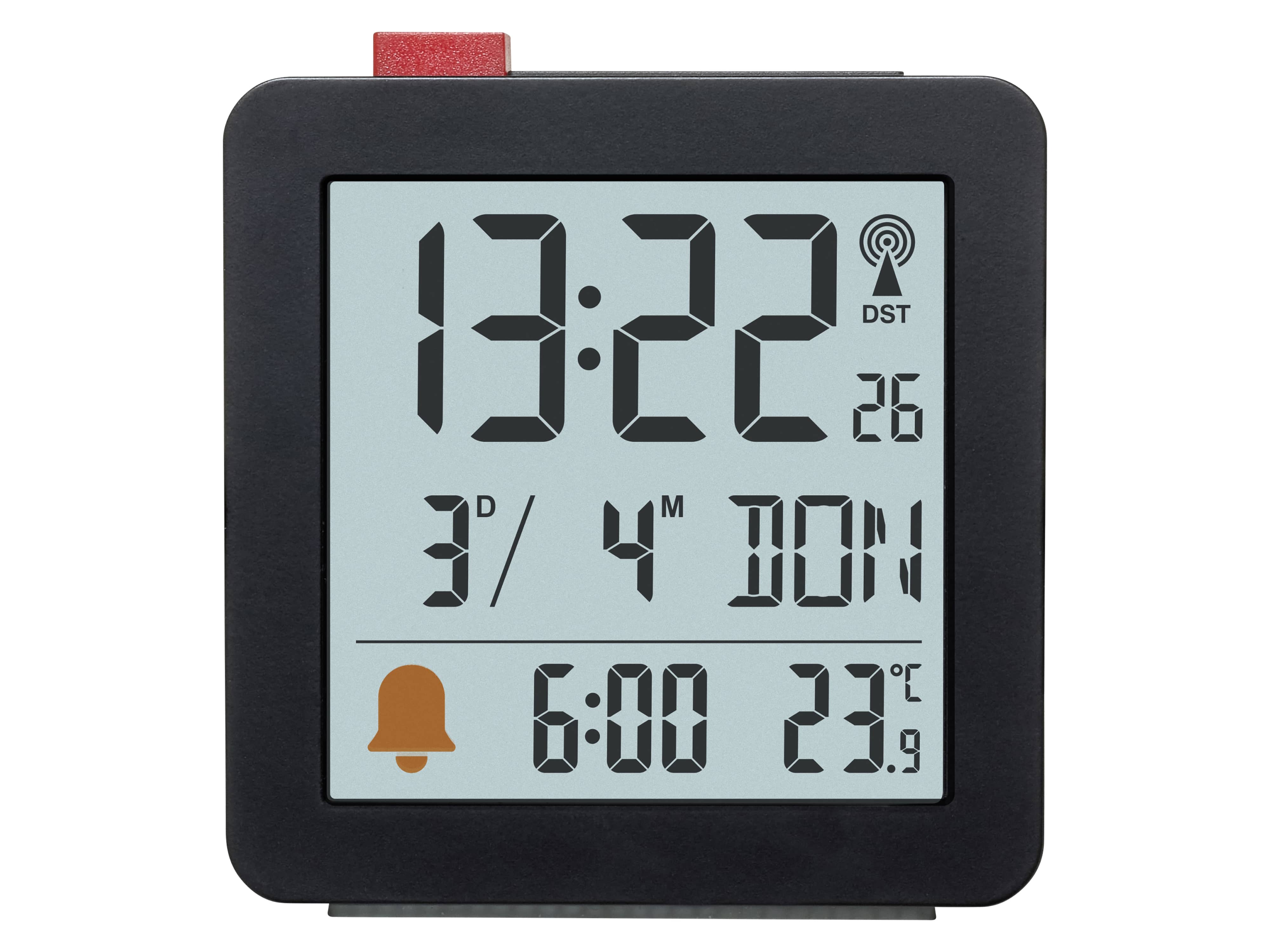 TFA Funkwecker 60.2566.01, mit Temperaturanzeige