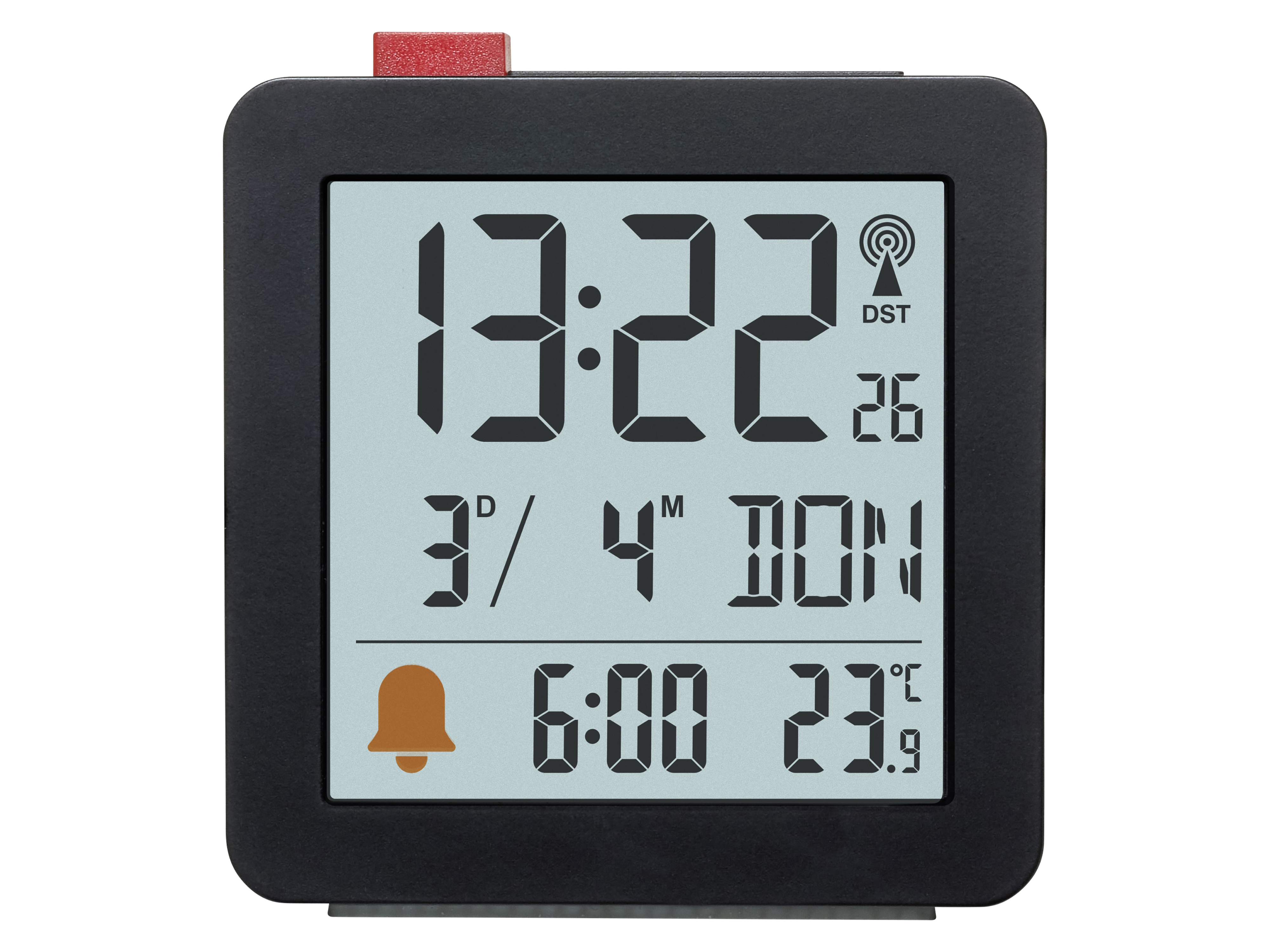 TFA Funkwecker 60.2566.01, mit Temperaturanzeige