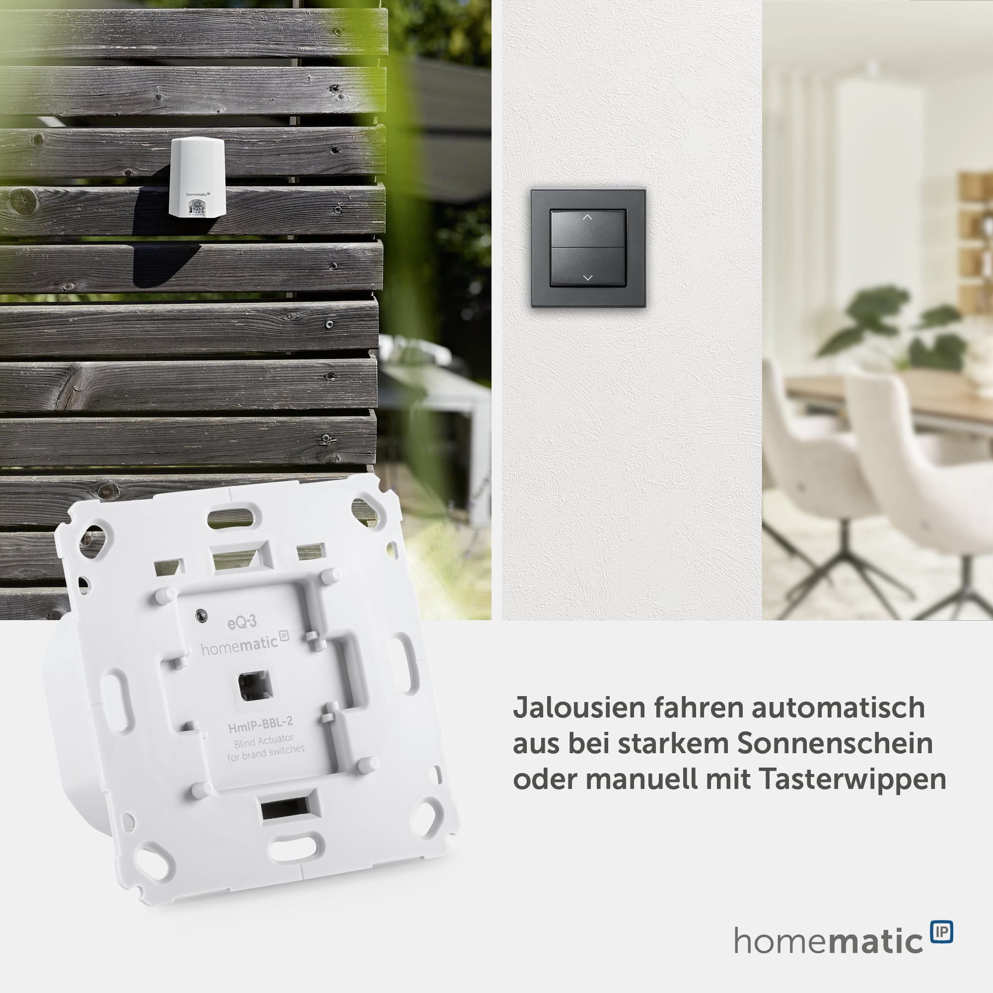 HOMEMATIC IP Smart Home 151333A0, Jalousieaktor