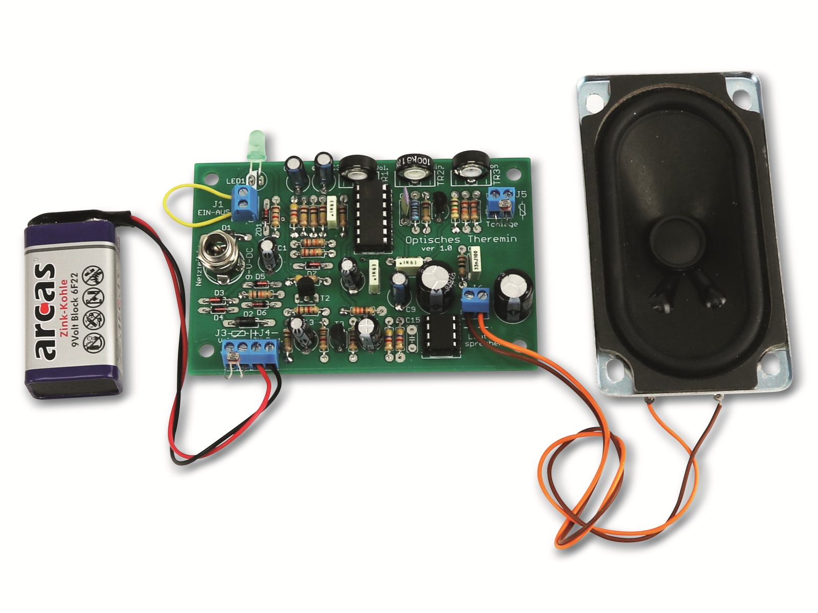 Bausatz Optisches Theremin, V1.1 Bausatz Optisches Theremin V1.0