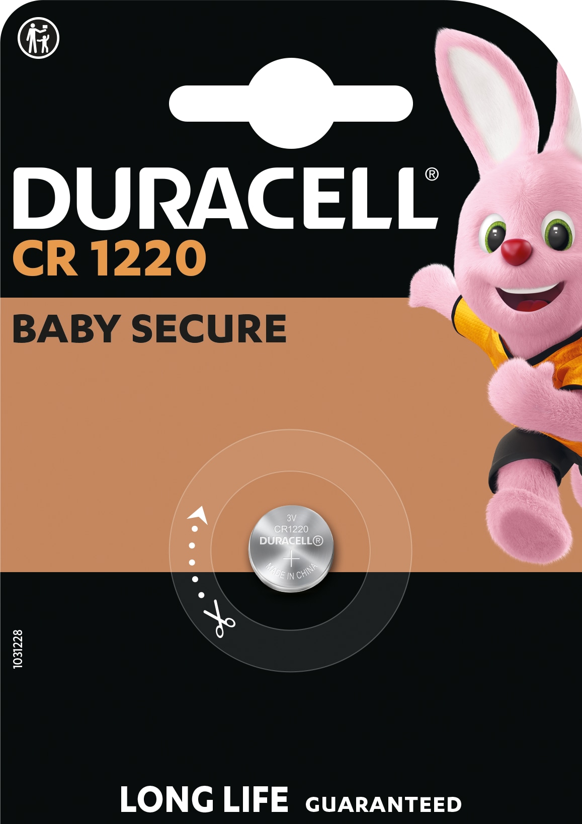 DURACELL Lithium-Knopfzelle CR1220, 3V, Electronics