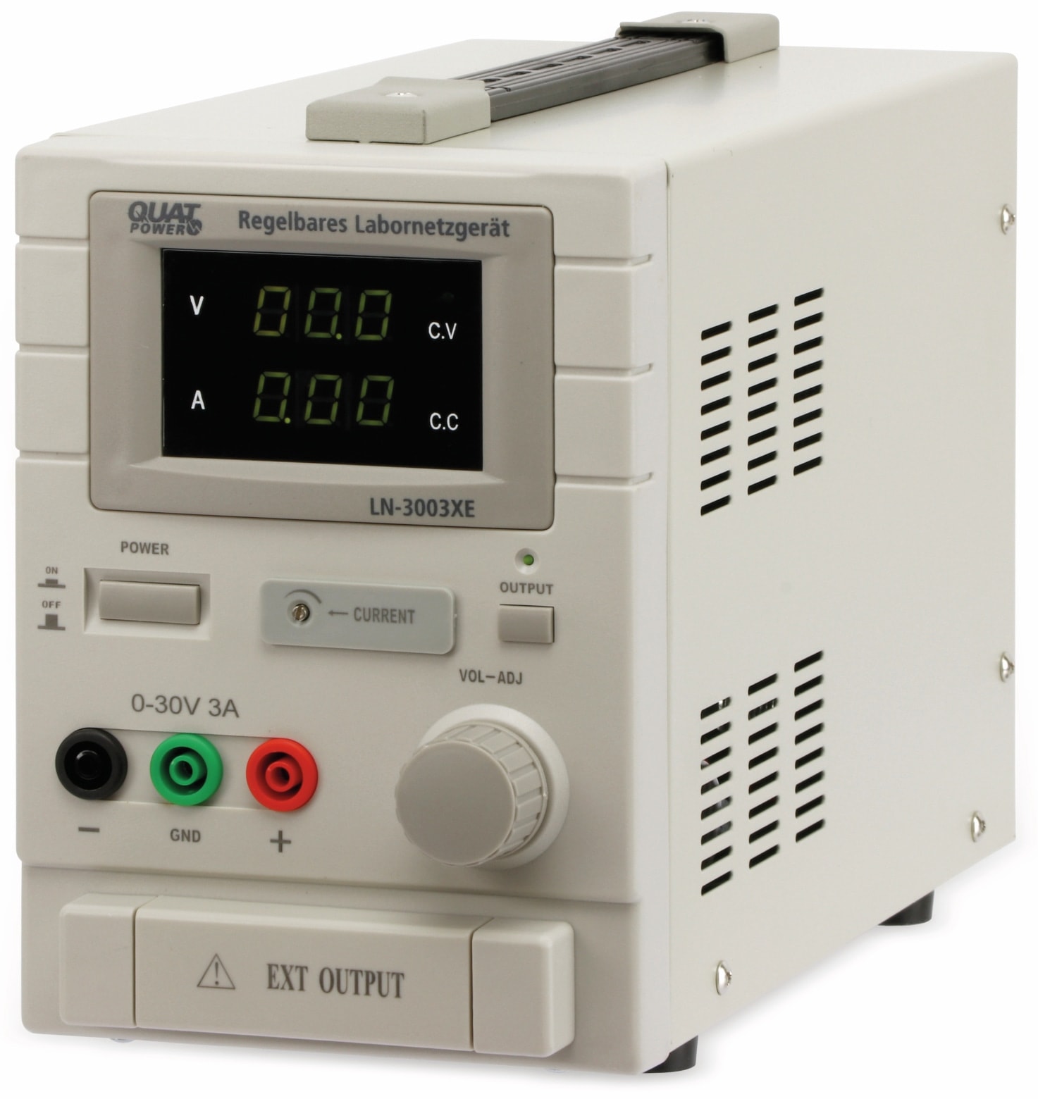 QUATPOWER Labornetzgerät LN-3003XE, 0...30 V-, 0...3 A QUATPOWER Labornetzgerät LN-3003XE, 0...30 V-, 0...3 A