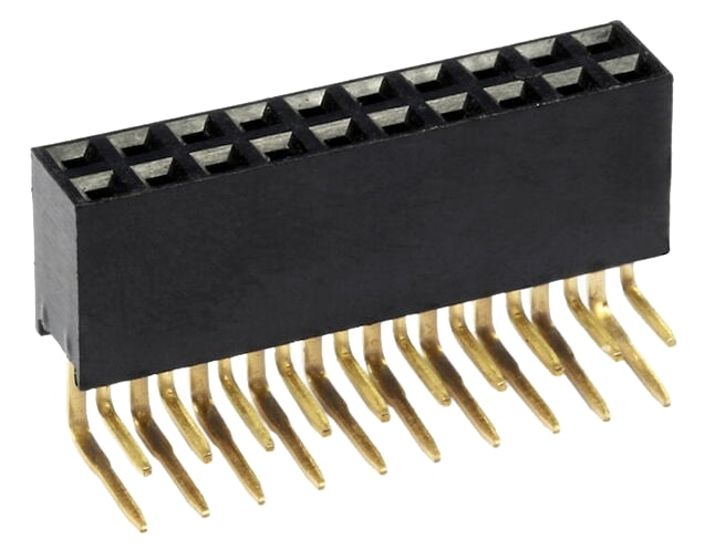 ECON CONNECT Buchsenleiste BLW2X4, 2x4, RM 2,54 mm, H 8,5 mm ECON CONNECT Buchsenleiste BLW2X4, 2x4, RM 2,54 mm, H 8,5 mm
