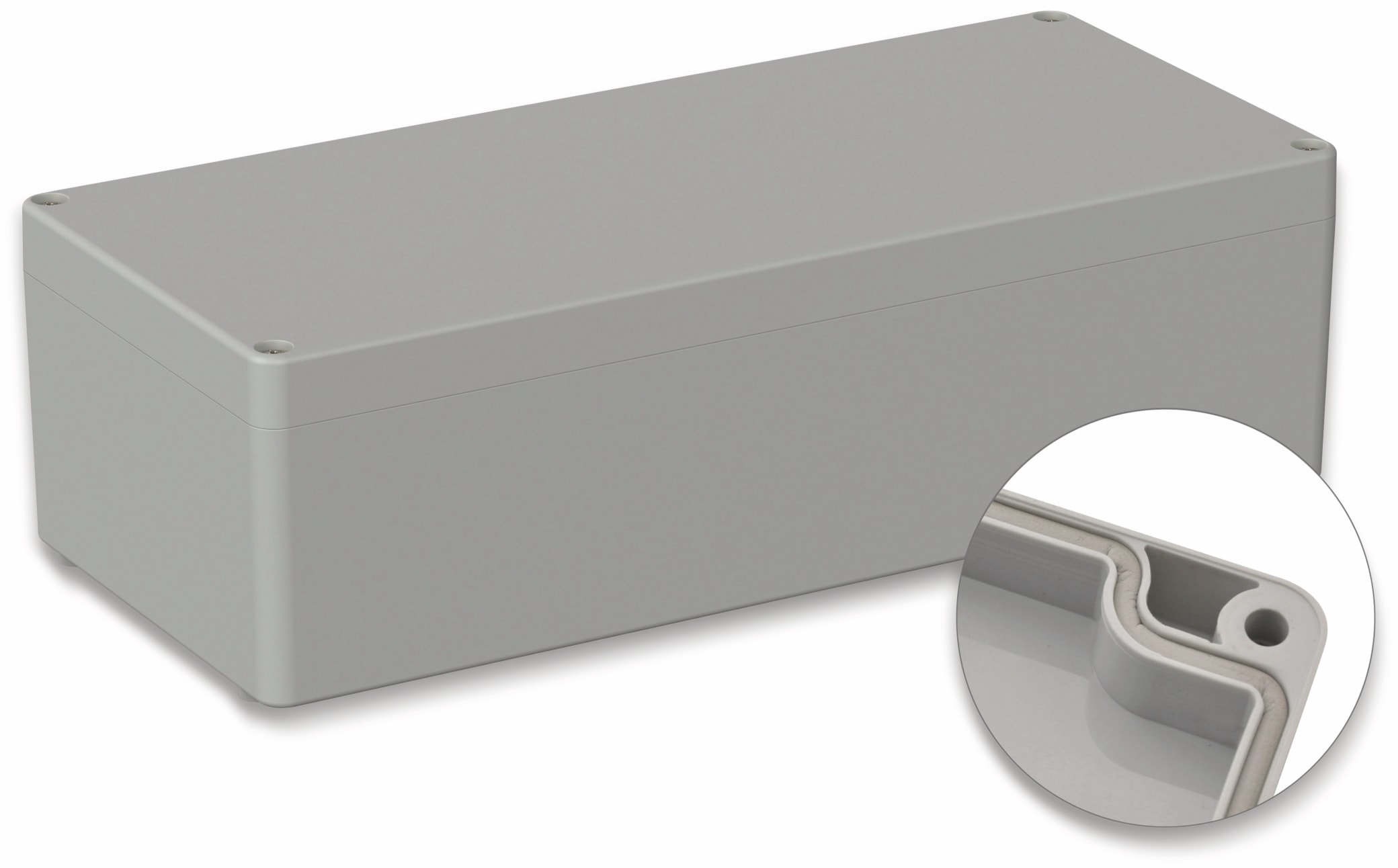 POLLIN, ABS Gehäuse, 340 x 150 x 100 mm, IP65, Lichtgrau POLLIN, ABS Gehäuse, 340 x 150 x 100 mm, IP65, Lichtgrau