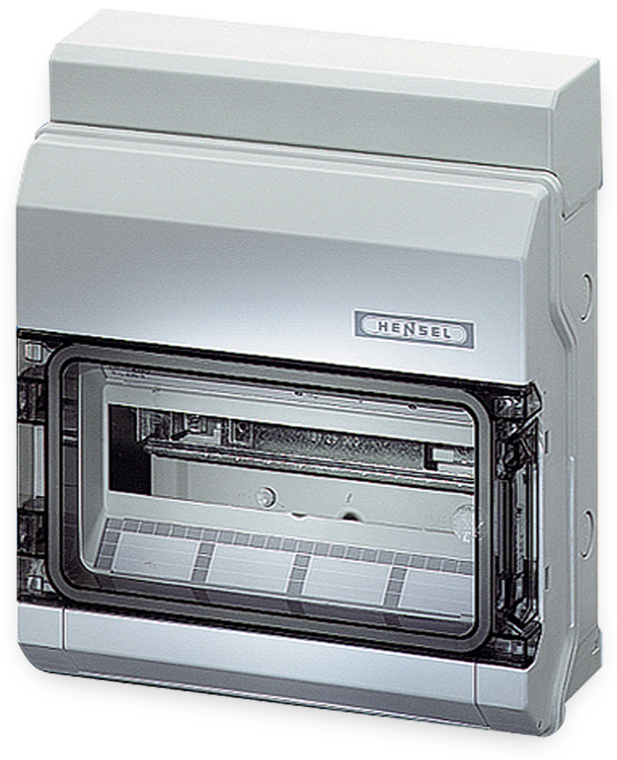 HENSEL Feuchtraum-Kleinverteiler KV 9112 NT, 1-reihig, 12 TE, IP65