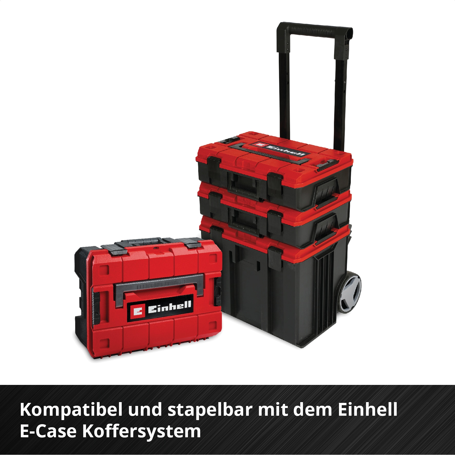 EINHELL Werkzeugkoffer Umzug, 370511, E-Case, 79-teilig