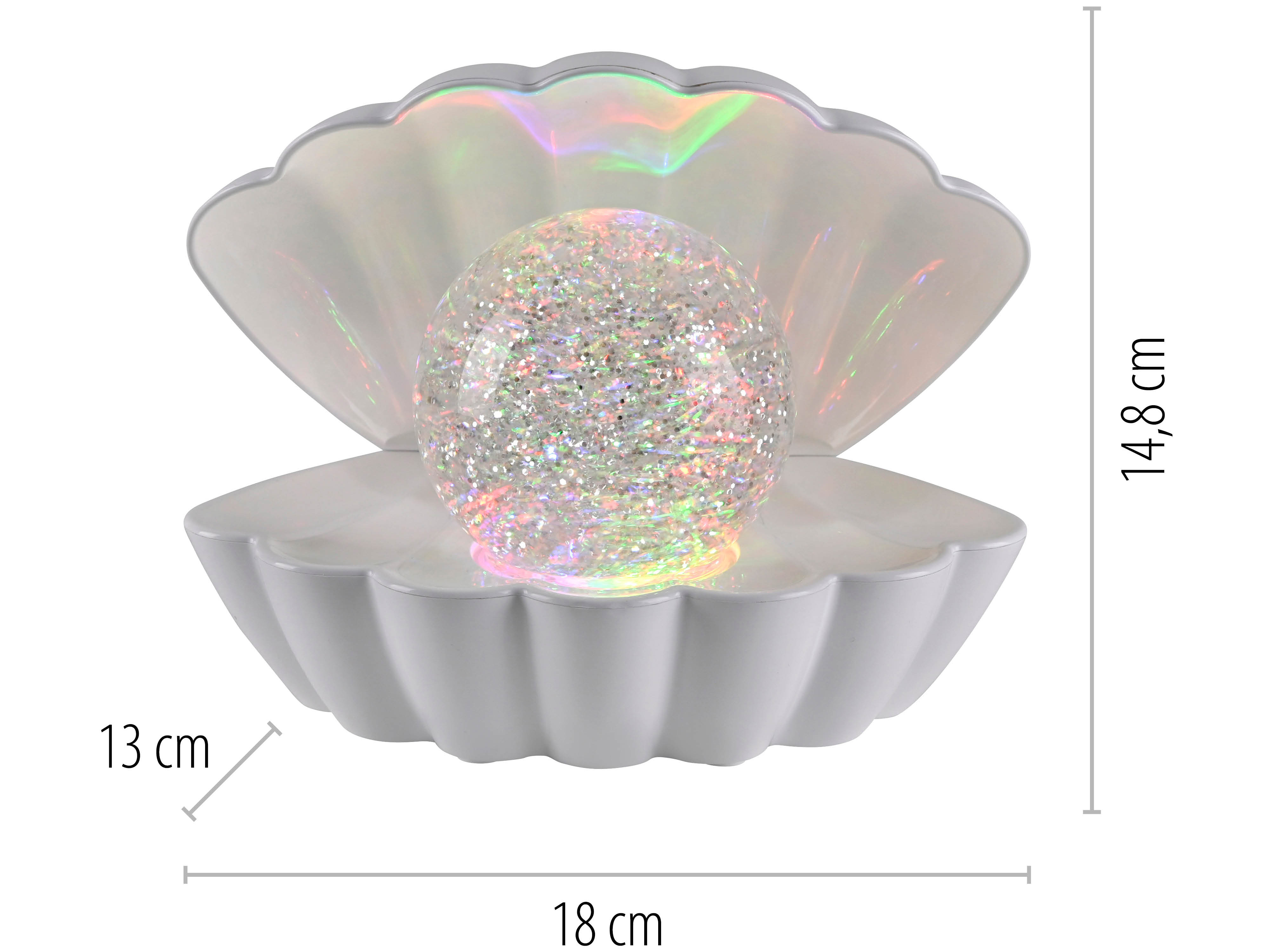 JUST LIGHT LED-Tischleuchte 85301-16, 0,4W, RGB, 19lm, IP20, weiß