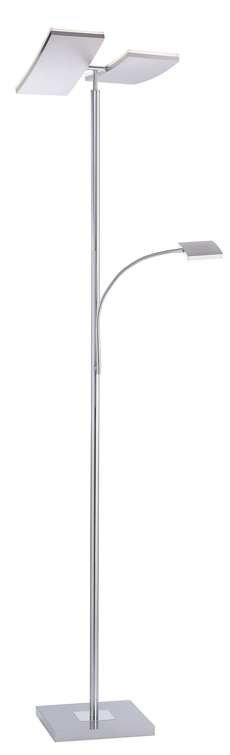 JUST LIGHT LED-Stehleuchte 11725-55 stahl, 25 W, 2900 lm, 3000 K JUST LIGHT LED-Stehleuchte 11725-55 stahl, 25 W, 2900 lm, 3000 K