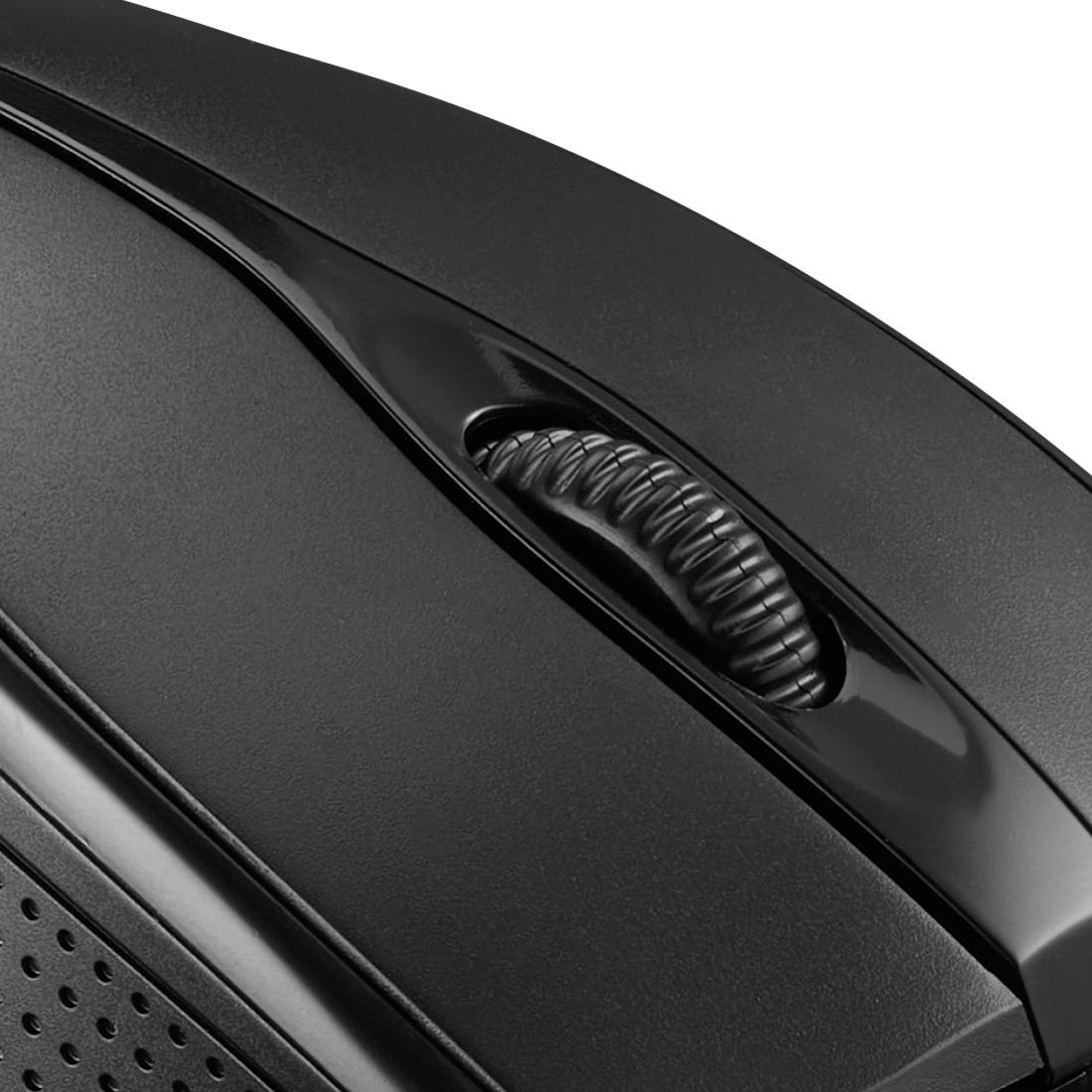 HAMA USB-Maus MC-200, 3 Tasten, schwarz