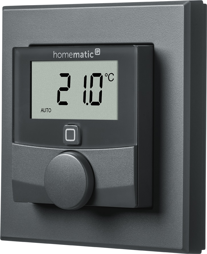 HOMEMATIC IP 159820A0, Wandthermostat Luftfeuchtigkeitssensor, anthrazit