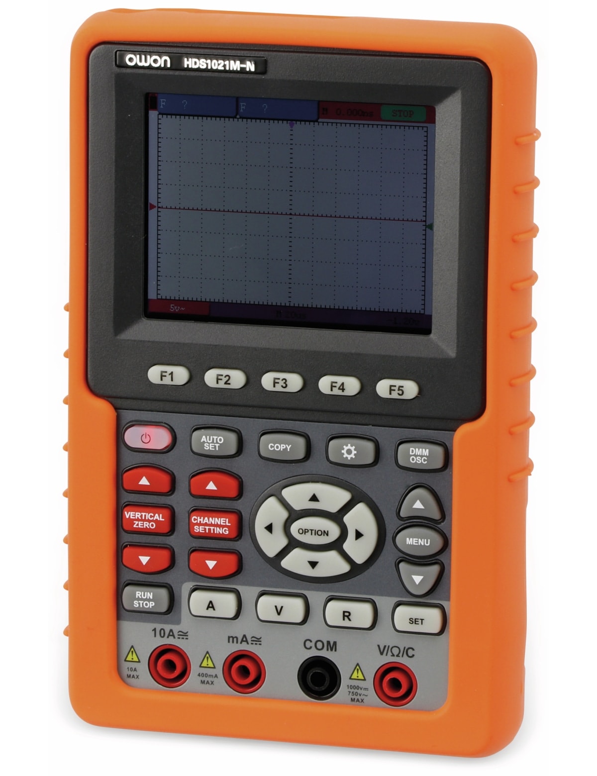 OWON LCD-Oszilloskop mit Multimeter, HDS1021M-N, 1- Kanal, 20 Mhz