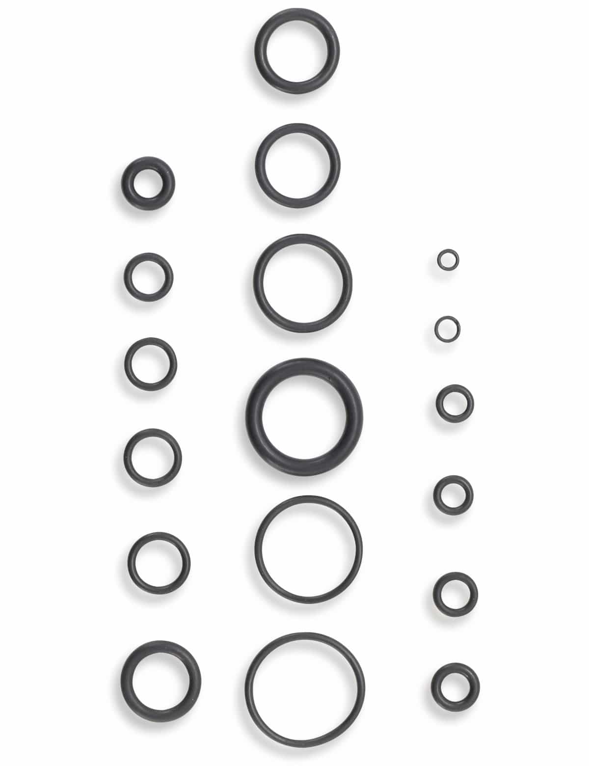 BGS TECHNIC Sort. O-Ring, 8044, Ø3...22 mm, 225-tlg