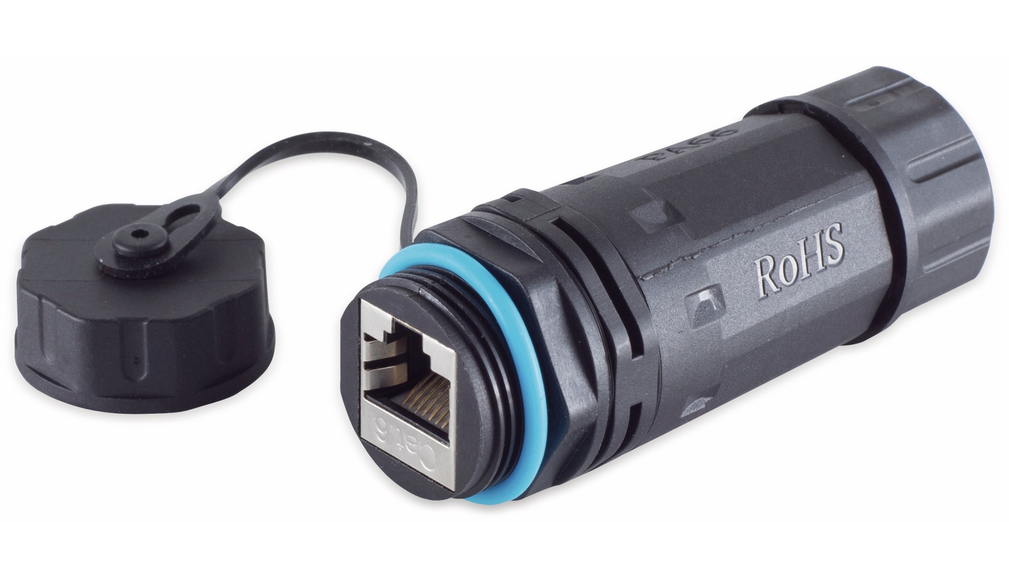 S-IMPULS RJ-45 Verbinder, CAT.6, IP68, short, Outdoor