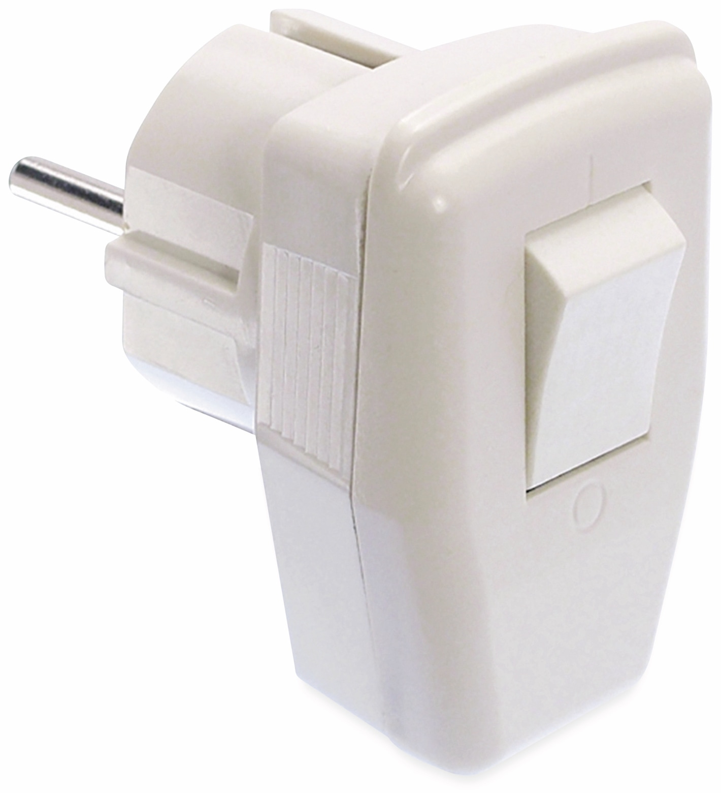 AS SCHWABE Schutzkontakt-Stecker mit Schalter, weiß AS SCHWABE Schutzkontakt-Stecker mit Schalter, weiß