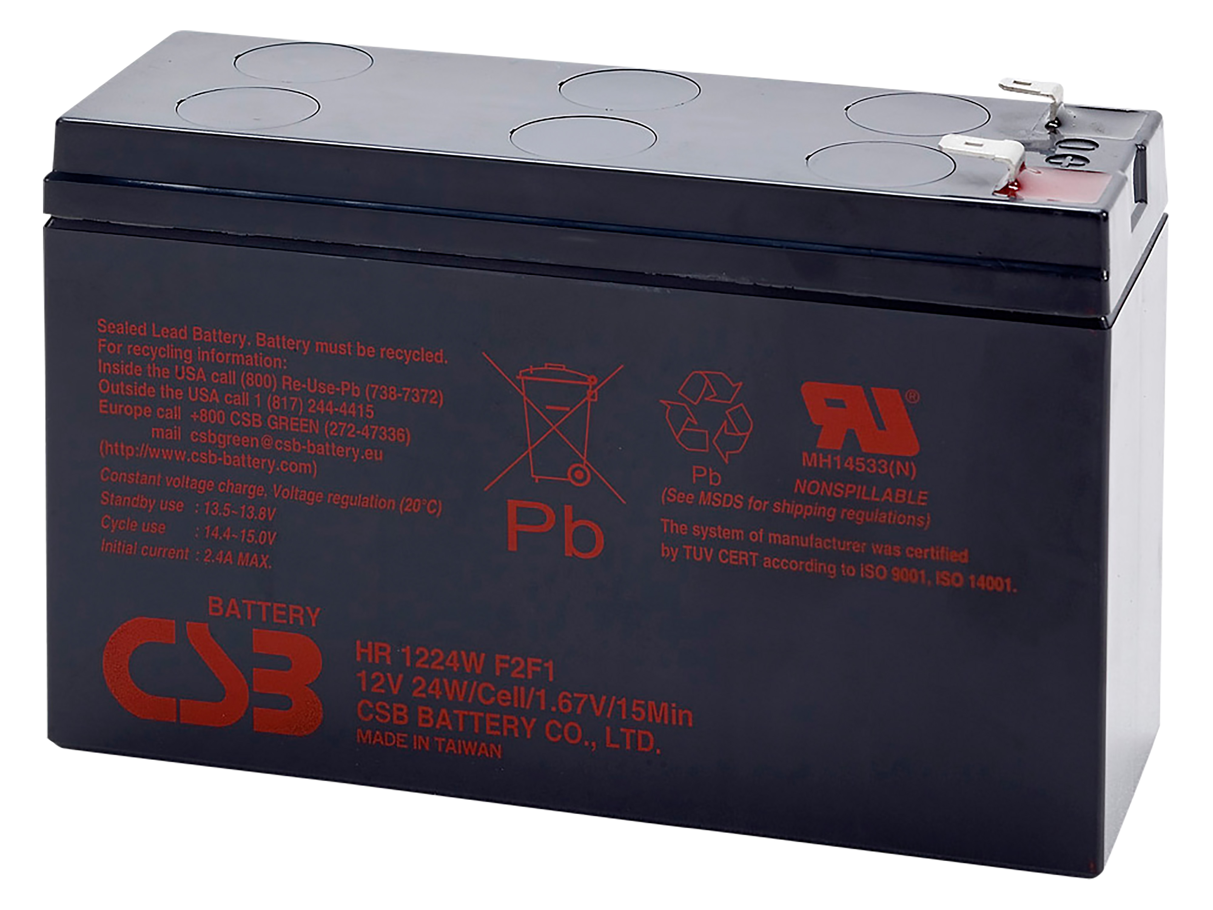 Bleiakku 12V / 24 W Bleiakku 12V / 24 W