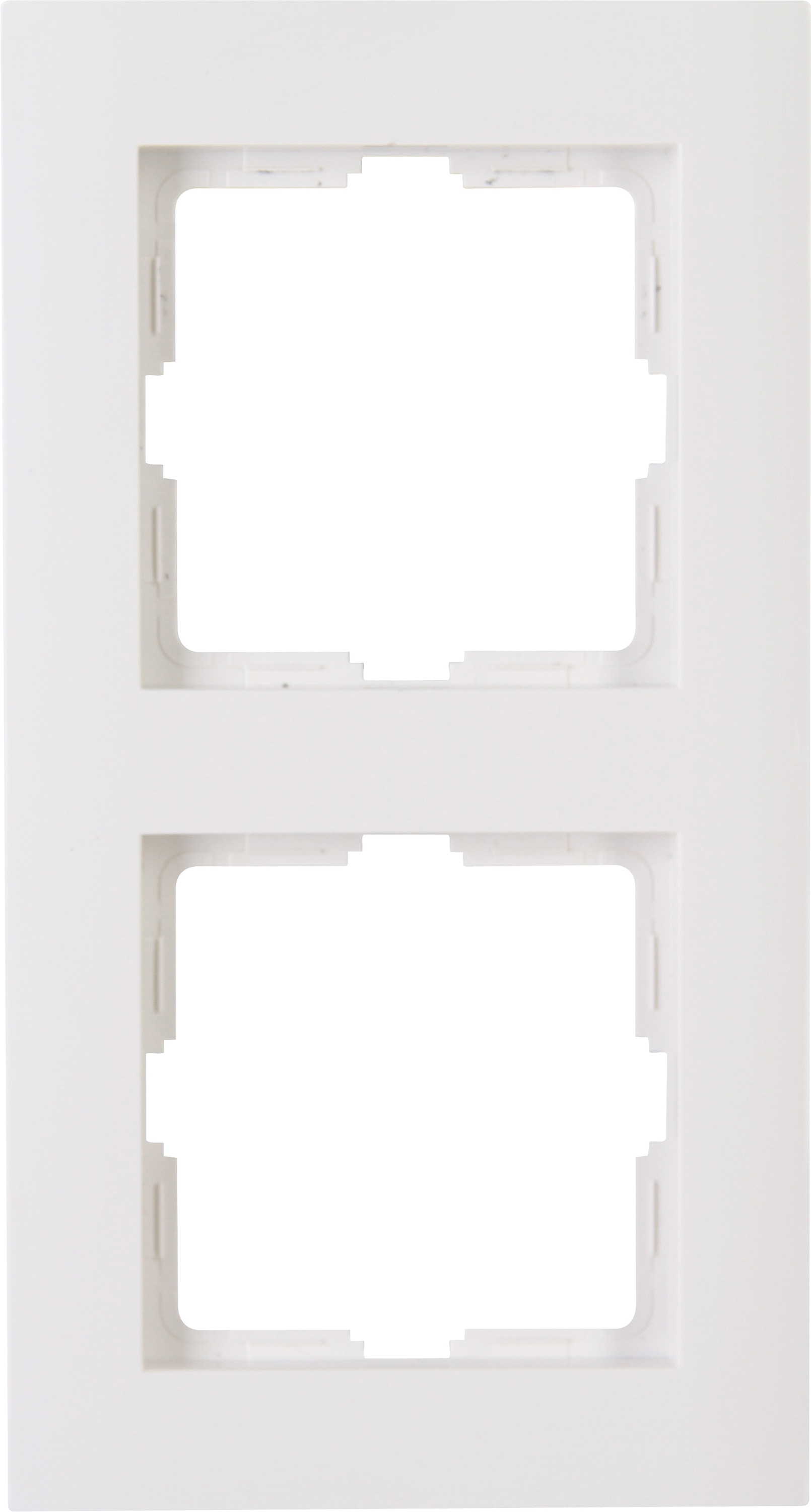 KOPP Abdeckrahmen Athenis, reinweiß, 2-fach