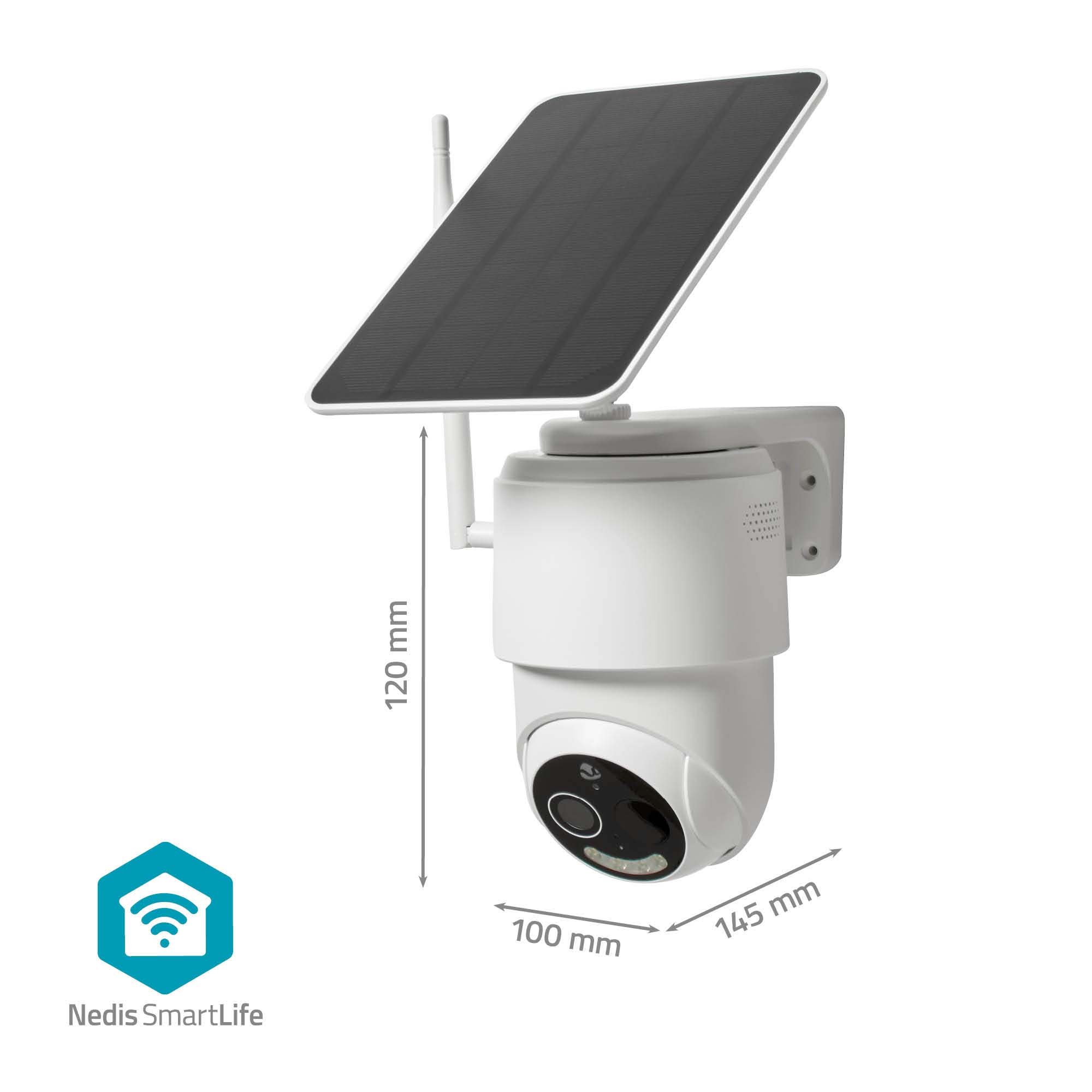 NEDIS Überwachungskamera SmartLife, WIFICBO50WT, Außen, Wi-Fi, weiß
