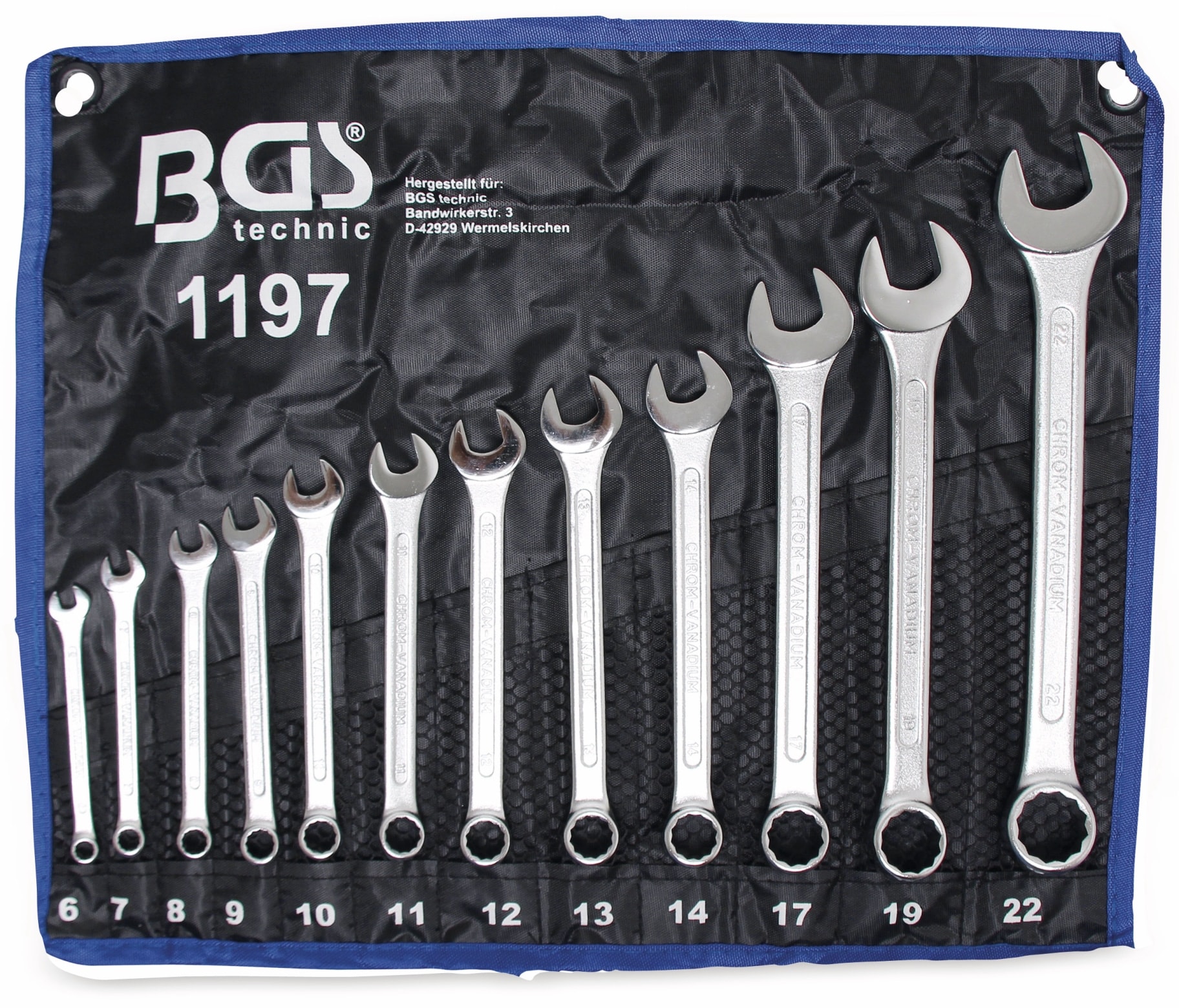 BGS TECHNIC Gabel-Ringschlüssel-Set