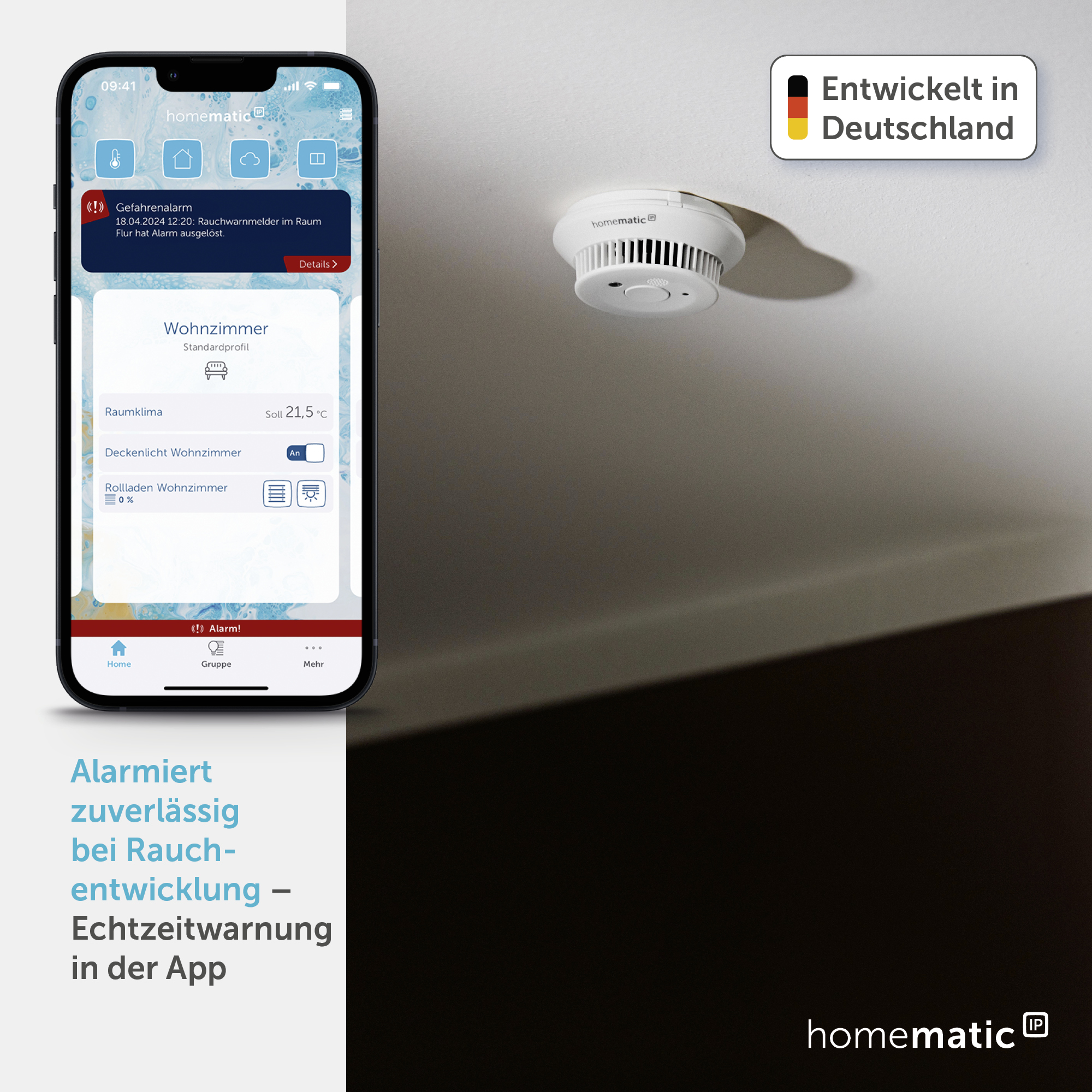 HOMEMATIC IP 162162A0 Starterset Rauchwarnmelder