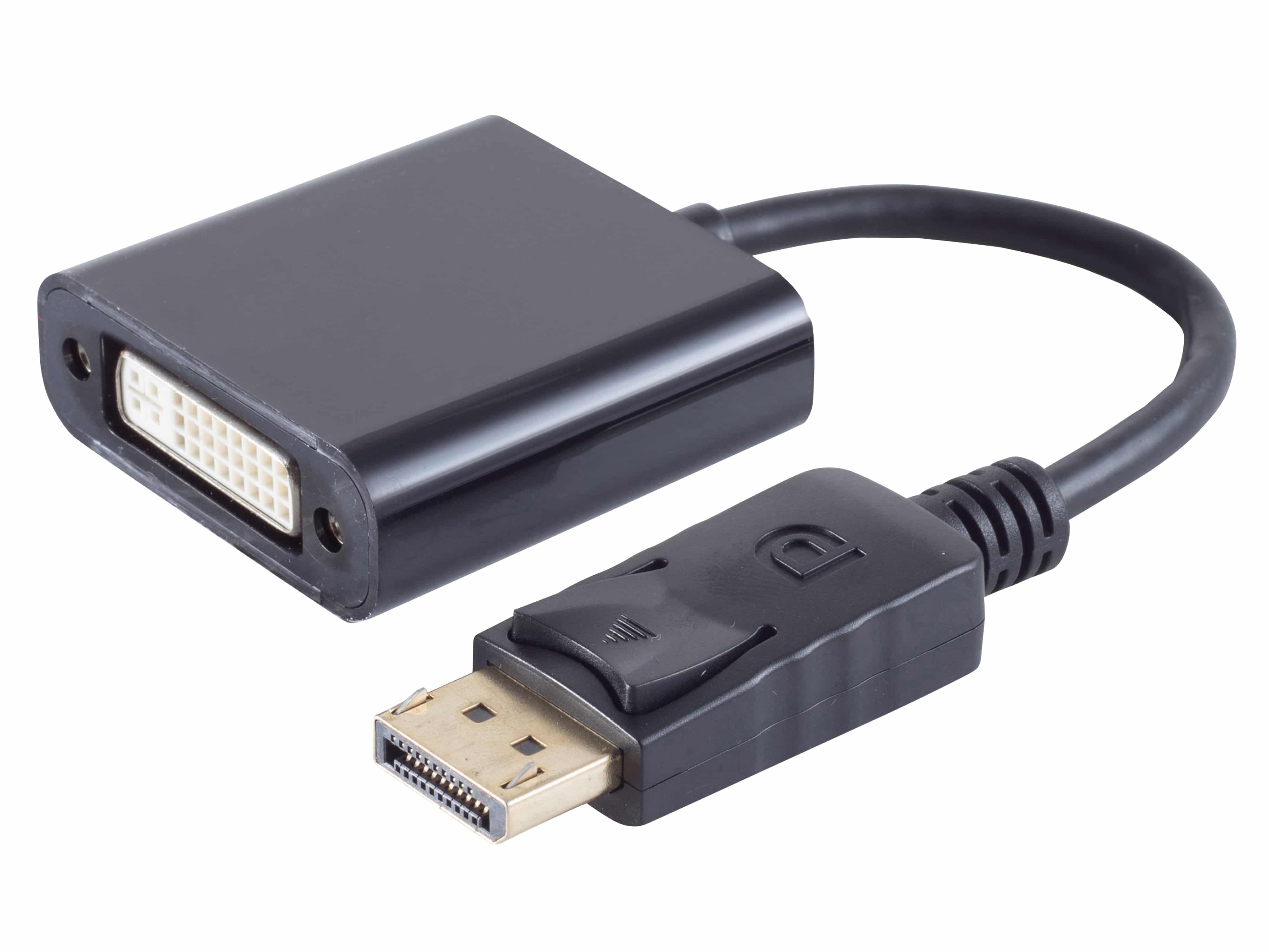 S-IMPULS DisplayPort 1.2 Adapter DVI-I Buchse schwarz