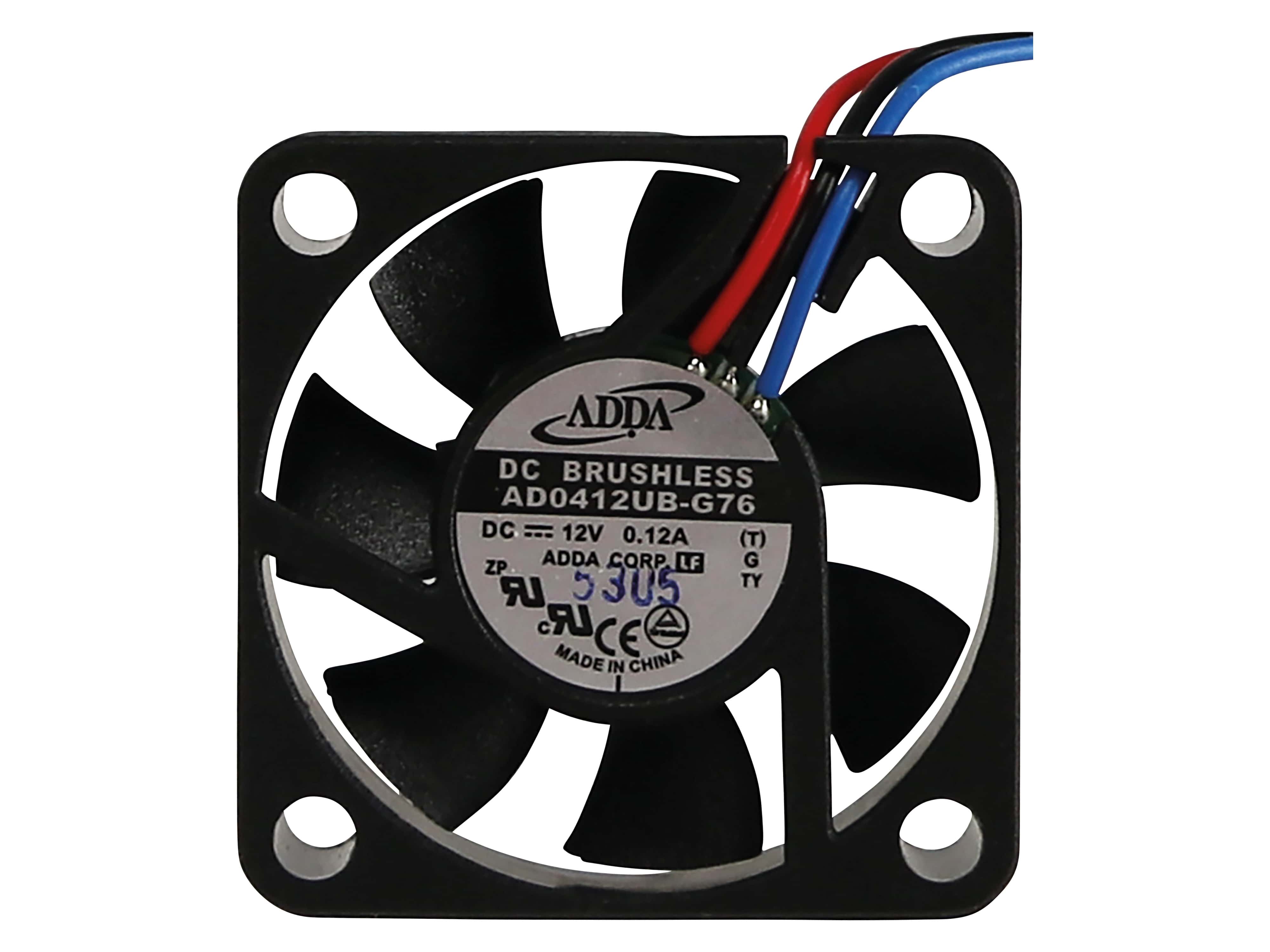 ADDA Axiallüfter AD0412UB-G76, 40x40 mm, 12 V-/0,12 A